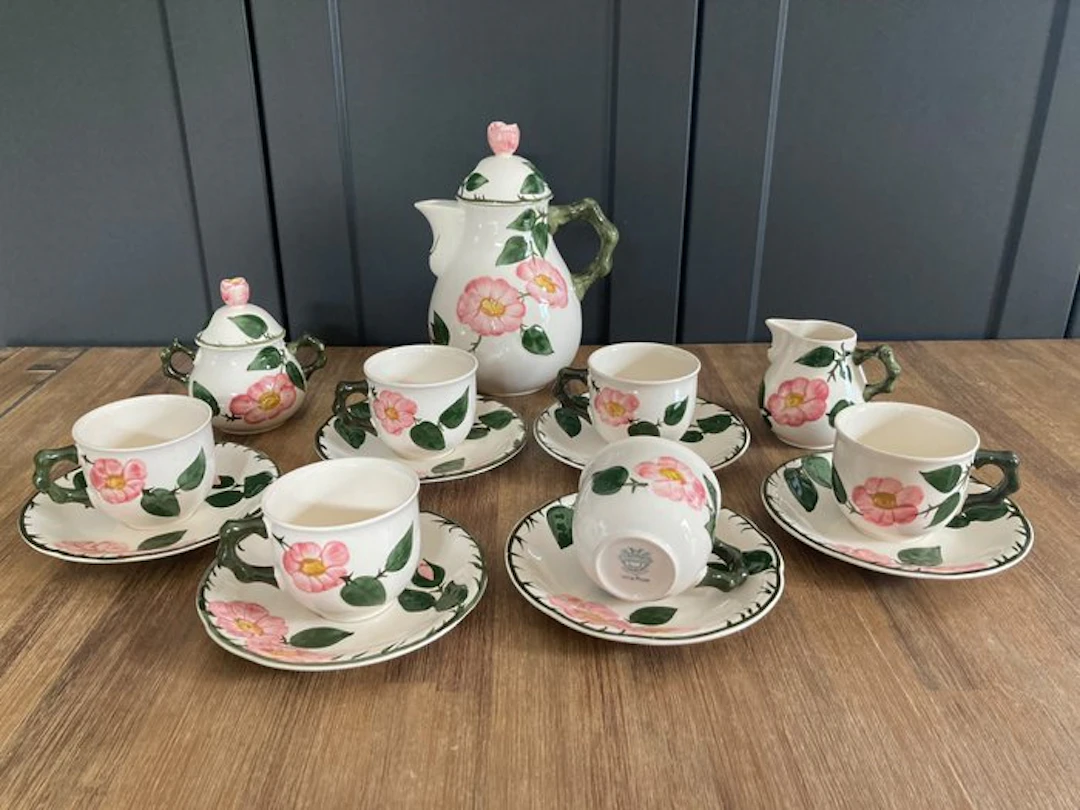 Villeroy & Boch - Cup and saucer (15) - Wild-Rose - Earthenware