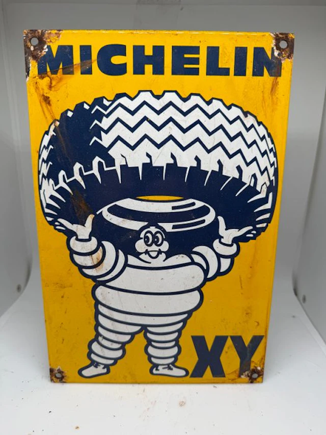 Michelin - MICHELIN XY - Enamel sign - Enamel