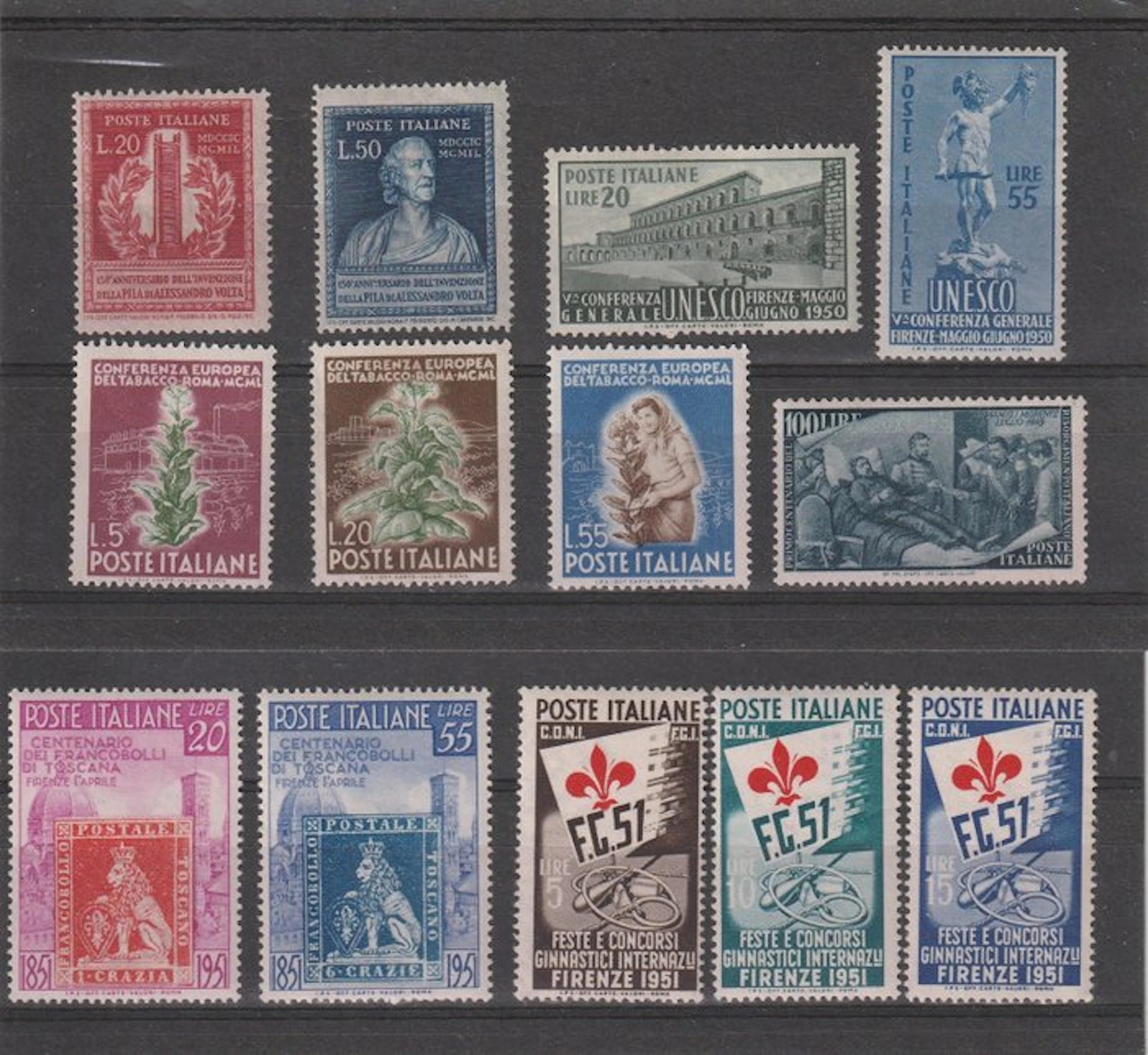 Italy - Remaining items from the period collection: wheel MNH
