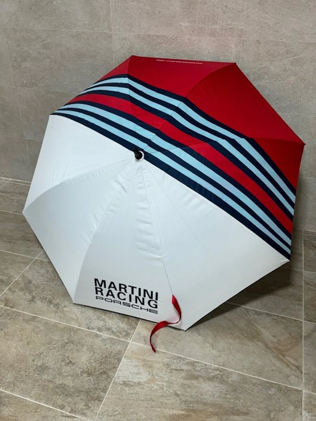 Porsche Martini Racing White Umbrella - Porsche