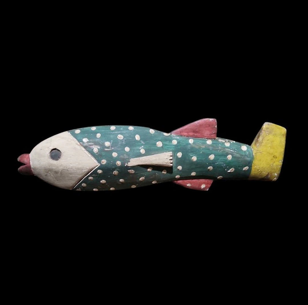 Magnifique poisson - Sculpture - Bozo - Mali (No reserve price)