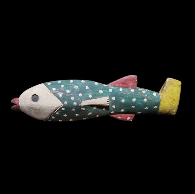 Magnifique poisson - Sculpture - Bozo - Mali (No reserve price)