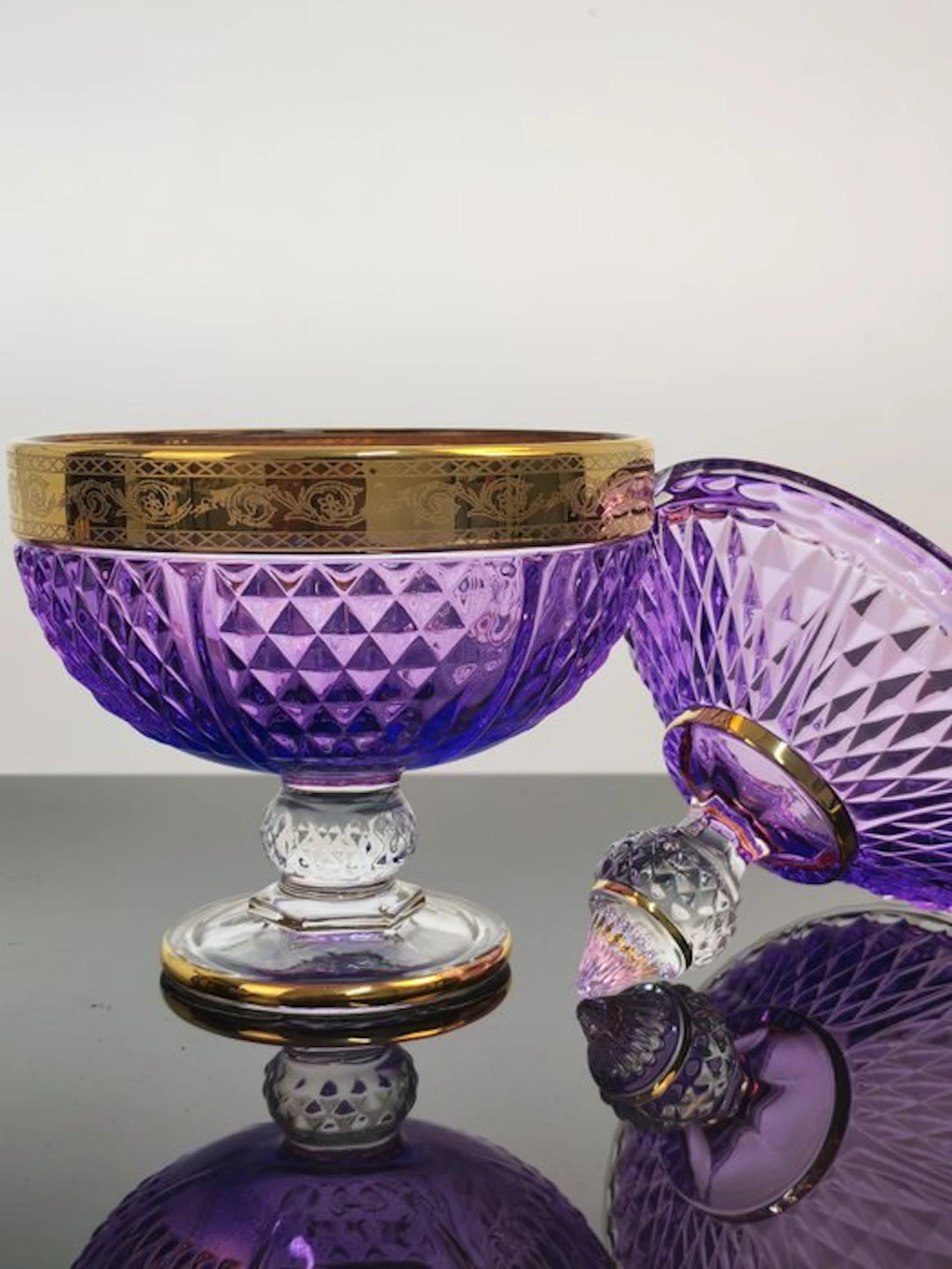 Secoloventesimo - Biscuit box - 24kt gold - Purpl LOW Gold candy-box