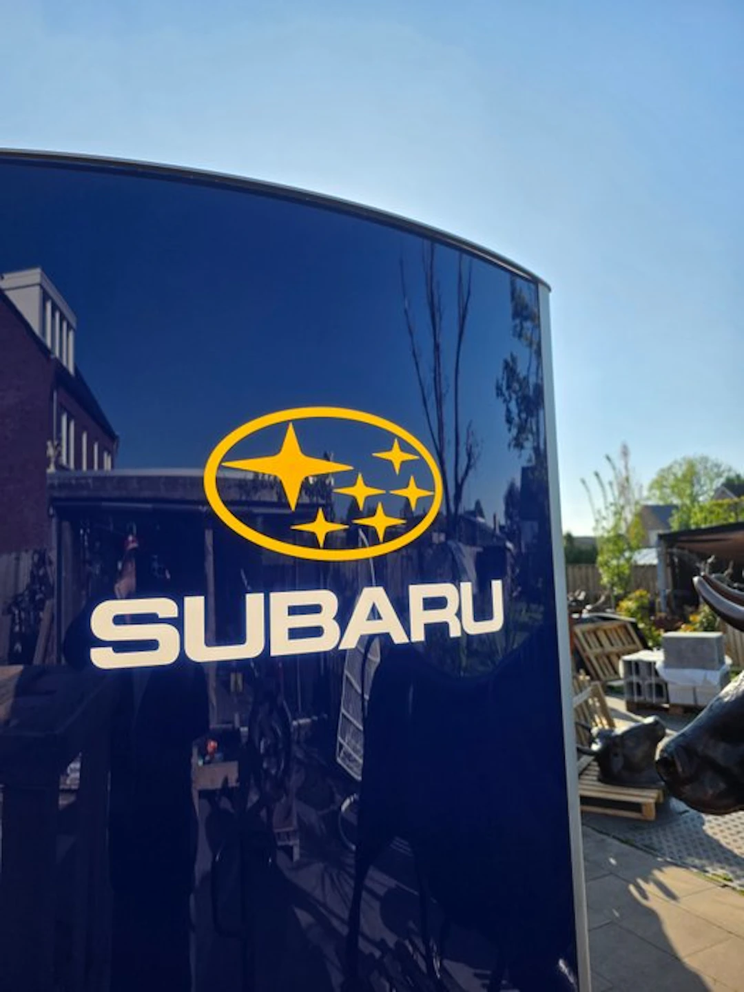 Subaru - XL 200cm Original Subaru Illuminated Dealer Sign - Sign - Steel, Resin