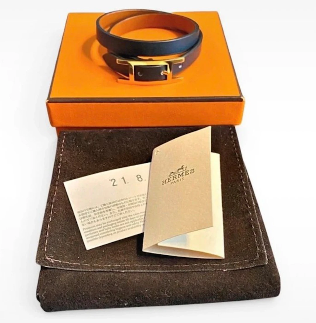 Hermès - Leather - Bracelet - Behapi Double Tour - T2