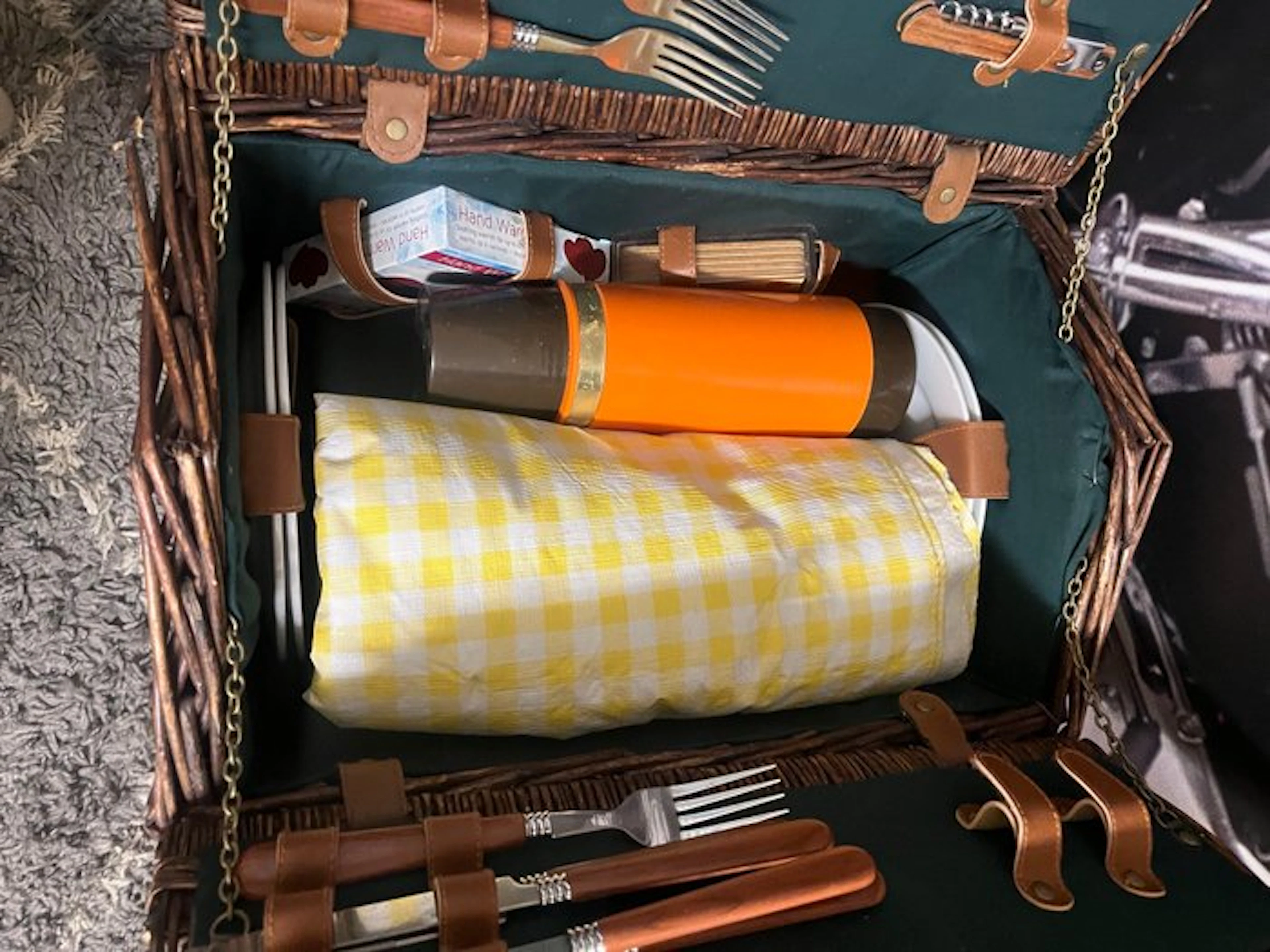 Willow picnic basket - Compleet 4 persoons - outdoor