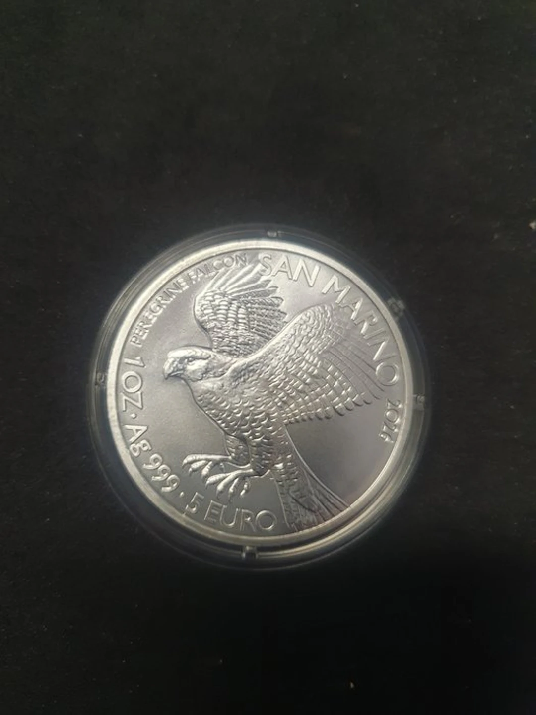 San Marino. 5 Euro 2026 "Peregrine Falcon" (No reserve price)