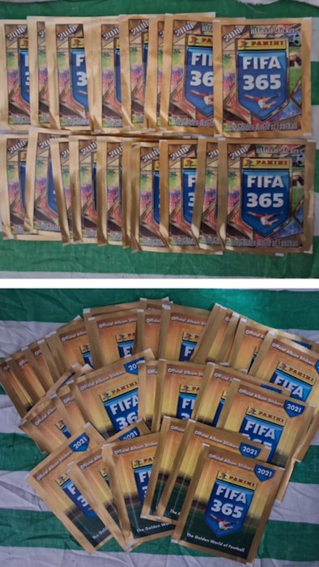2020/21, 2018 Panini Panini FIFA 365 150 pakjes stickers...