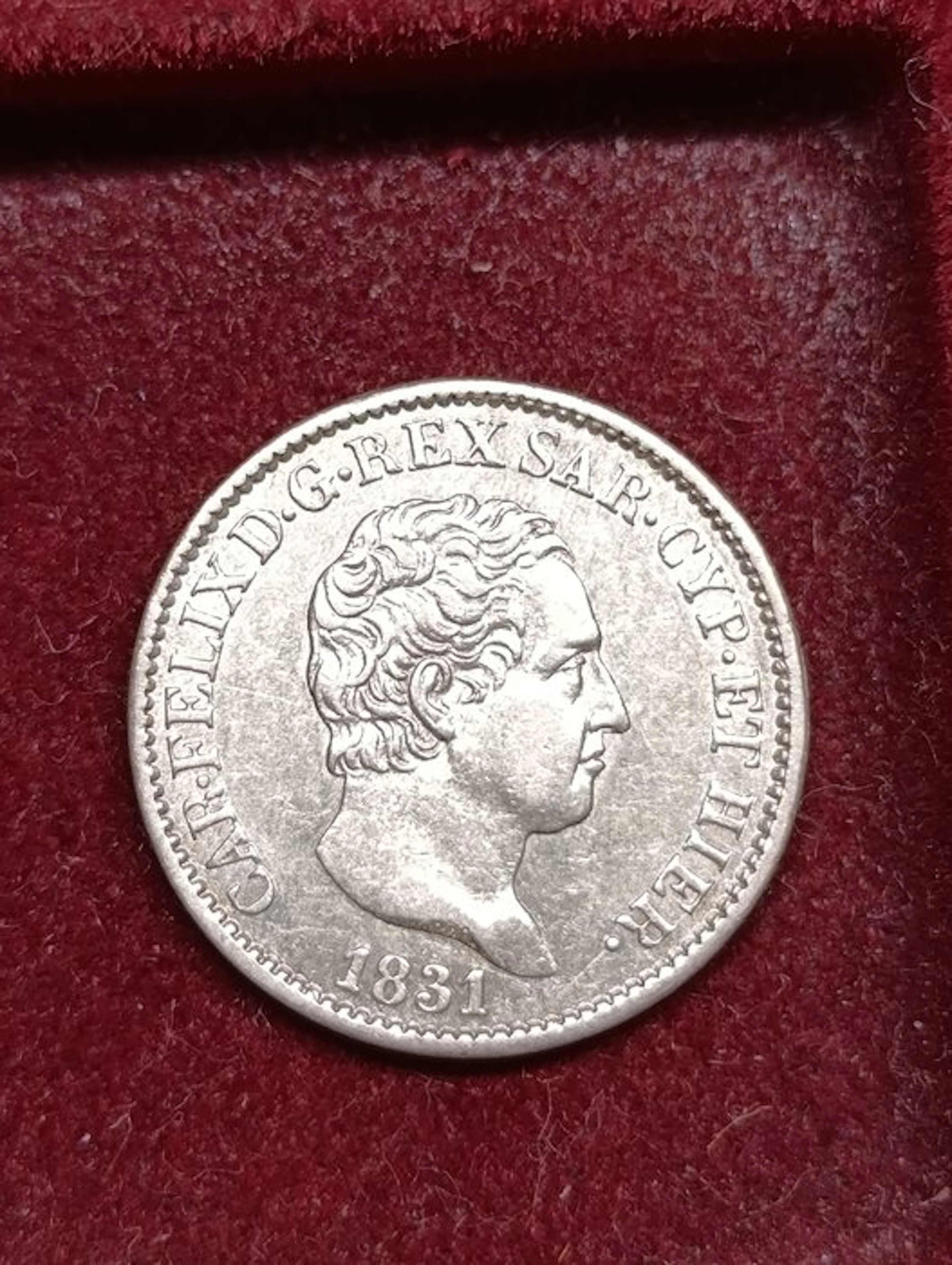 Italy, Savoy Carlo Felice. 50 Centesimi 1831 - R2