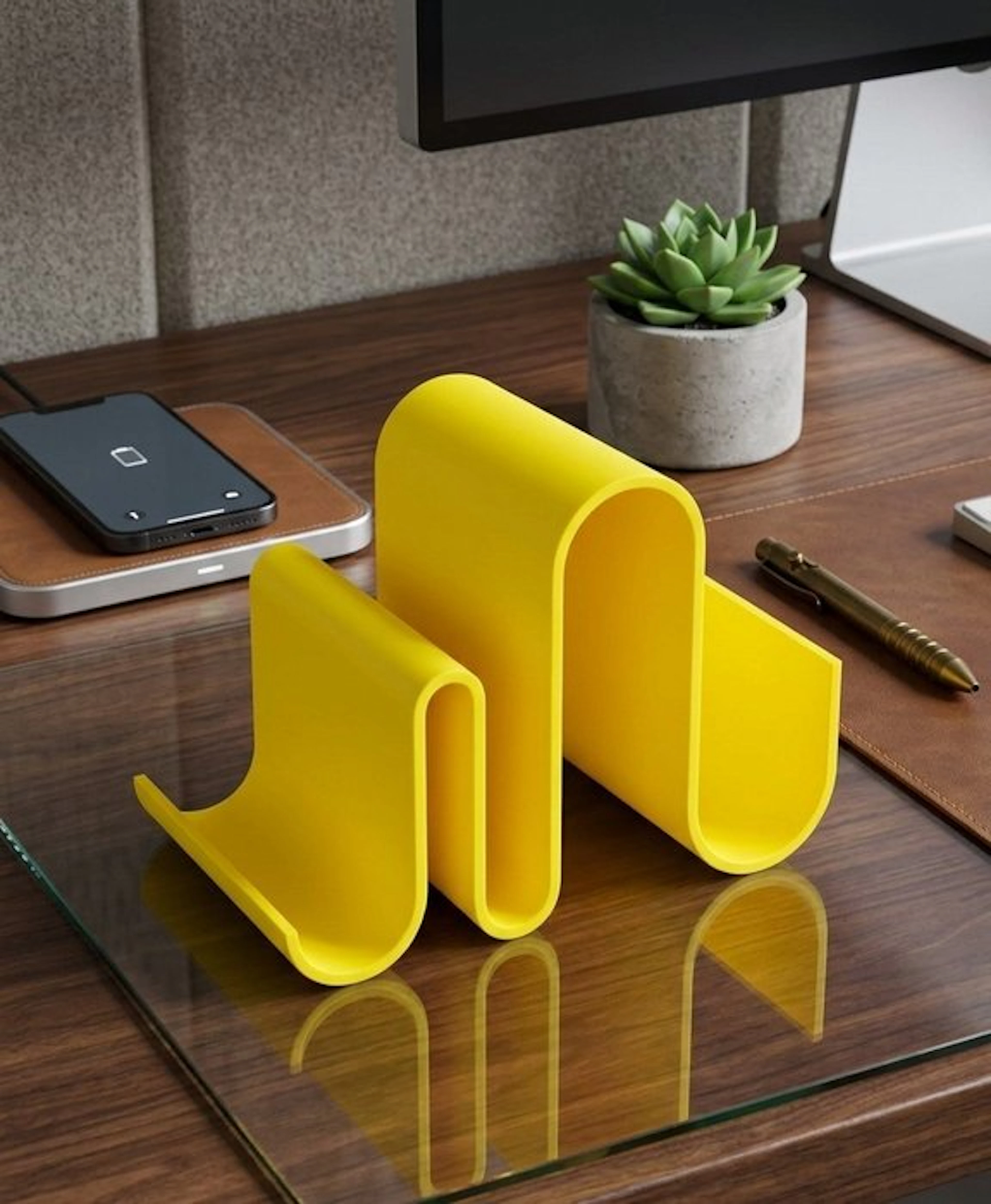 TiWo Design - Magazine rack - Space Age Wave Stand for...