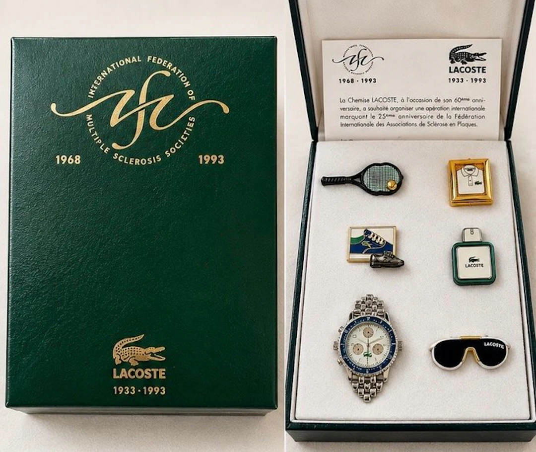 Lacoste - Coffret 60 eme anniversaire 1968-1993 - Fashion accessories set