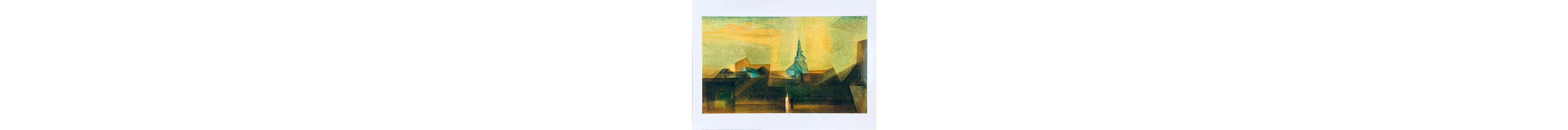 Lyonel Feininger - Nermsdorf - Glossy Artprint - 70 x 50 cm - Bauhaus Artist