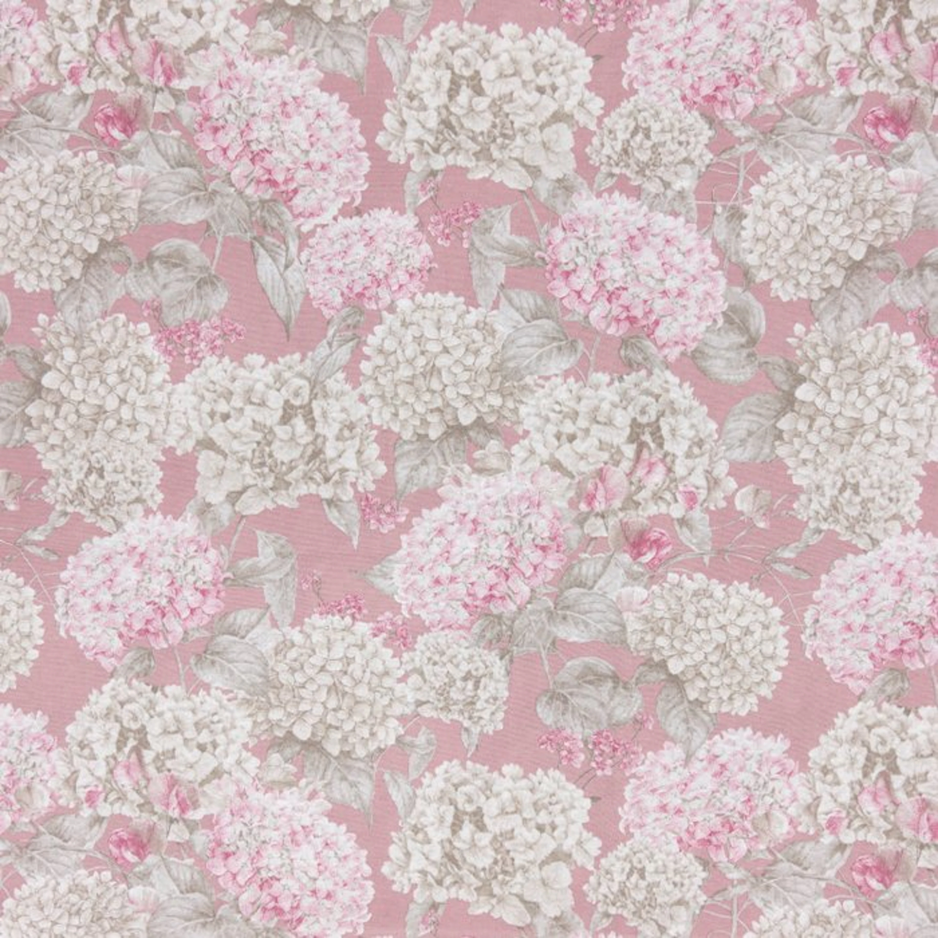 BA264 - Floral Fabric with Hydrangeas on a Background...