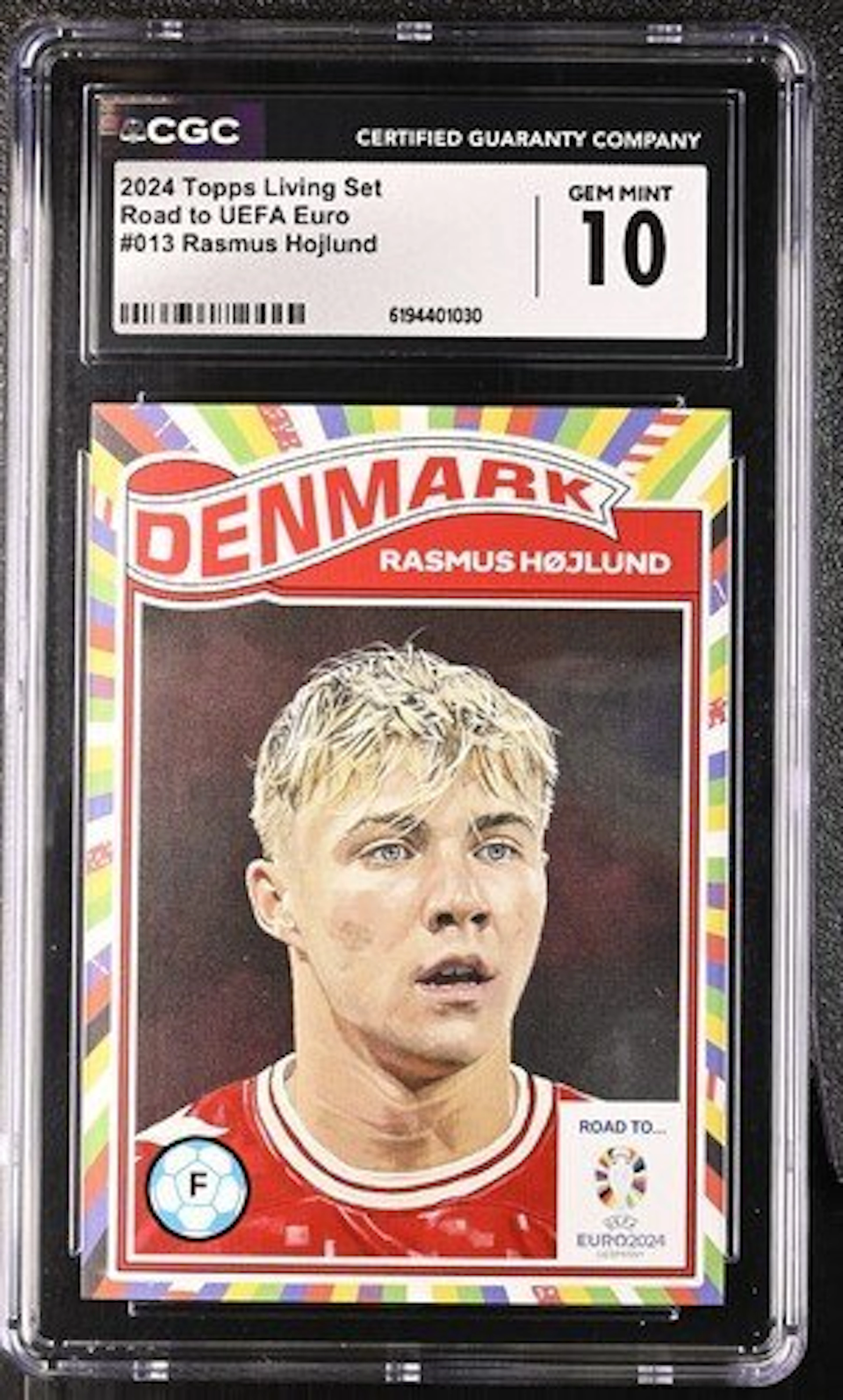 2024 Topps Rasmus Højlund #013 - Topps Living Set Road to...