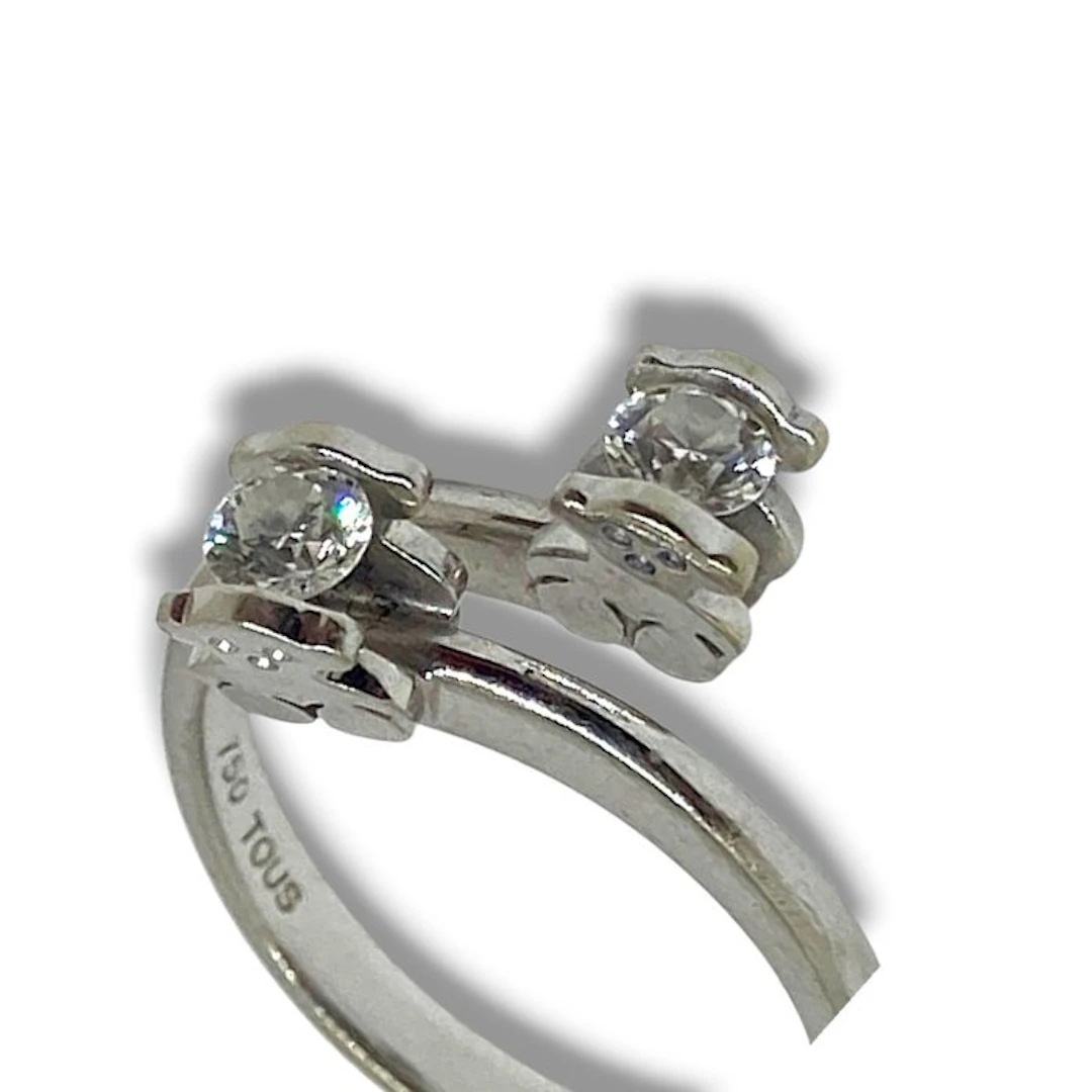 Tous - Ring - sweet diamonds - 18 kt. White gold - 0.20ct. tw. Diamond