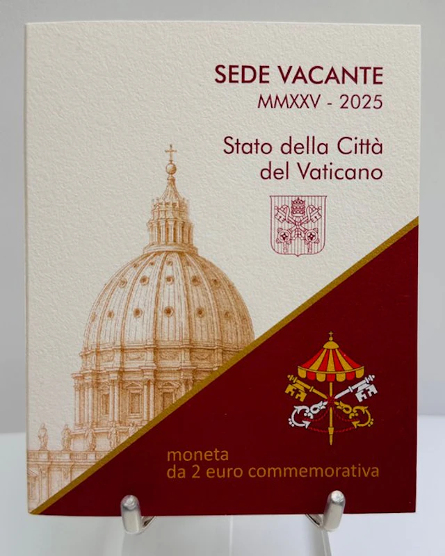 Vatican. 2 Euro 2025 "Sede Vacante" (No reserve price)