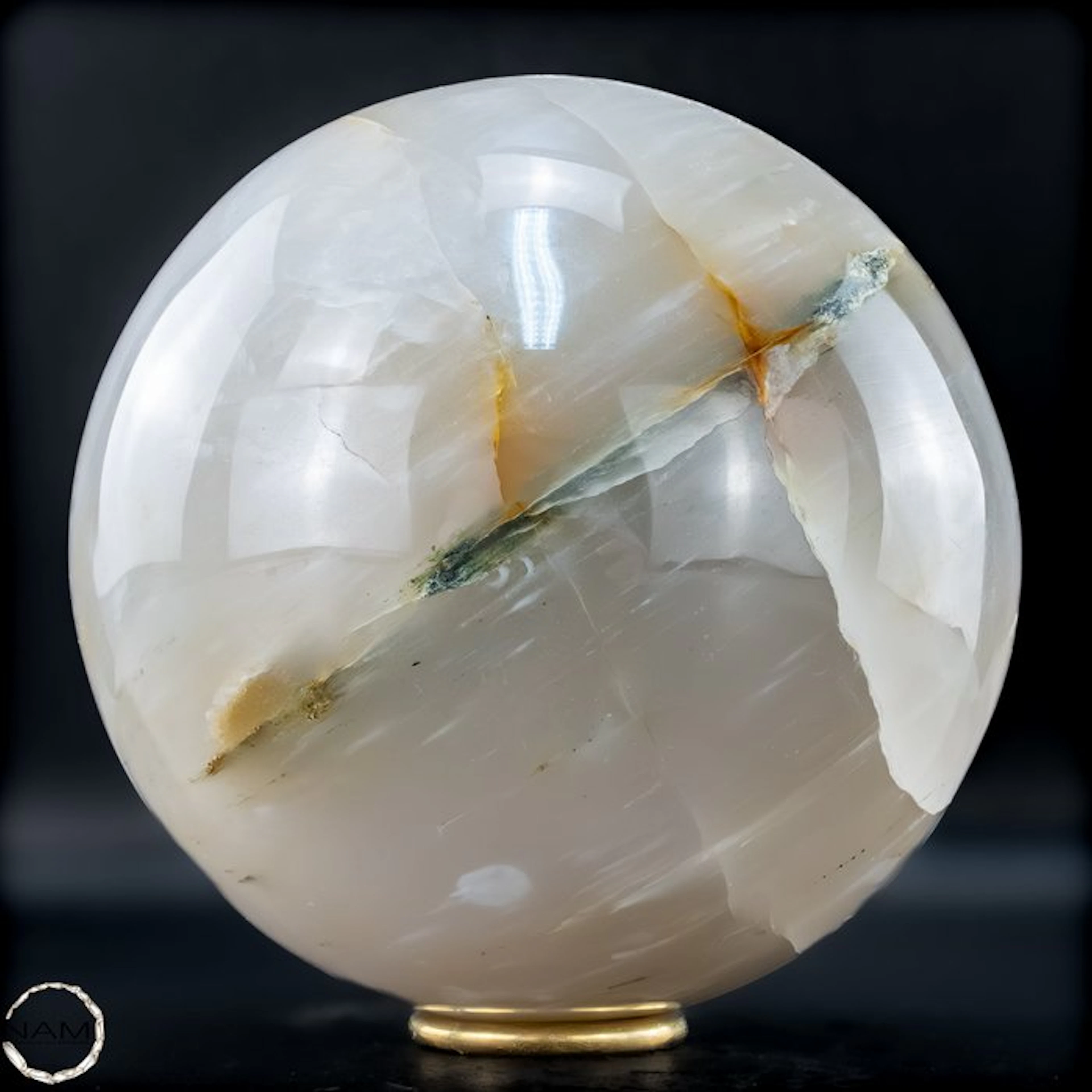 Rare Natural Garden-Quartz Sphere, Brazil- 4084.31 g