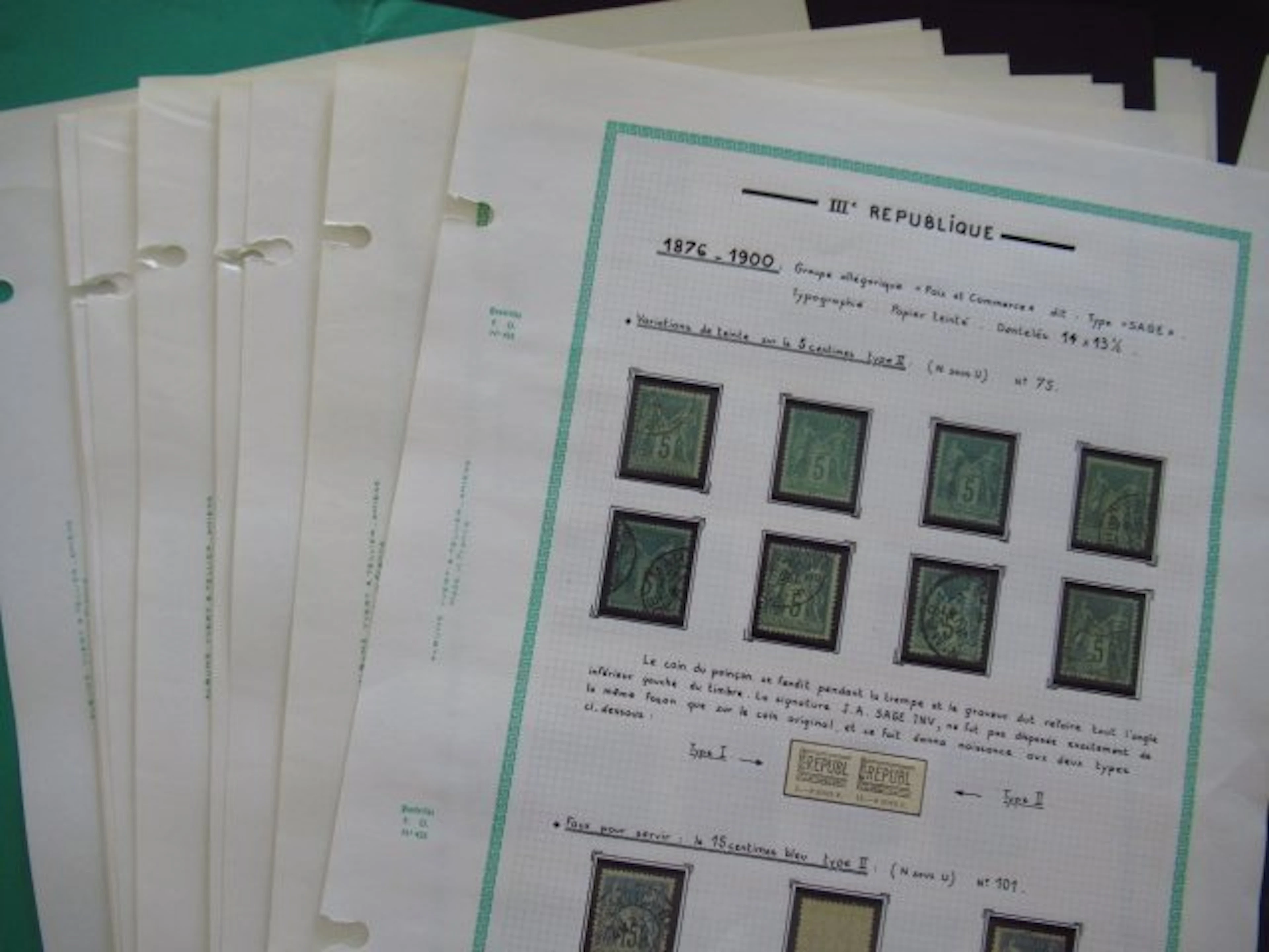 France - advanced stamp collection