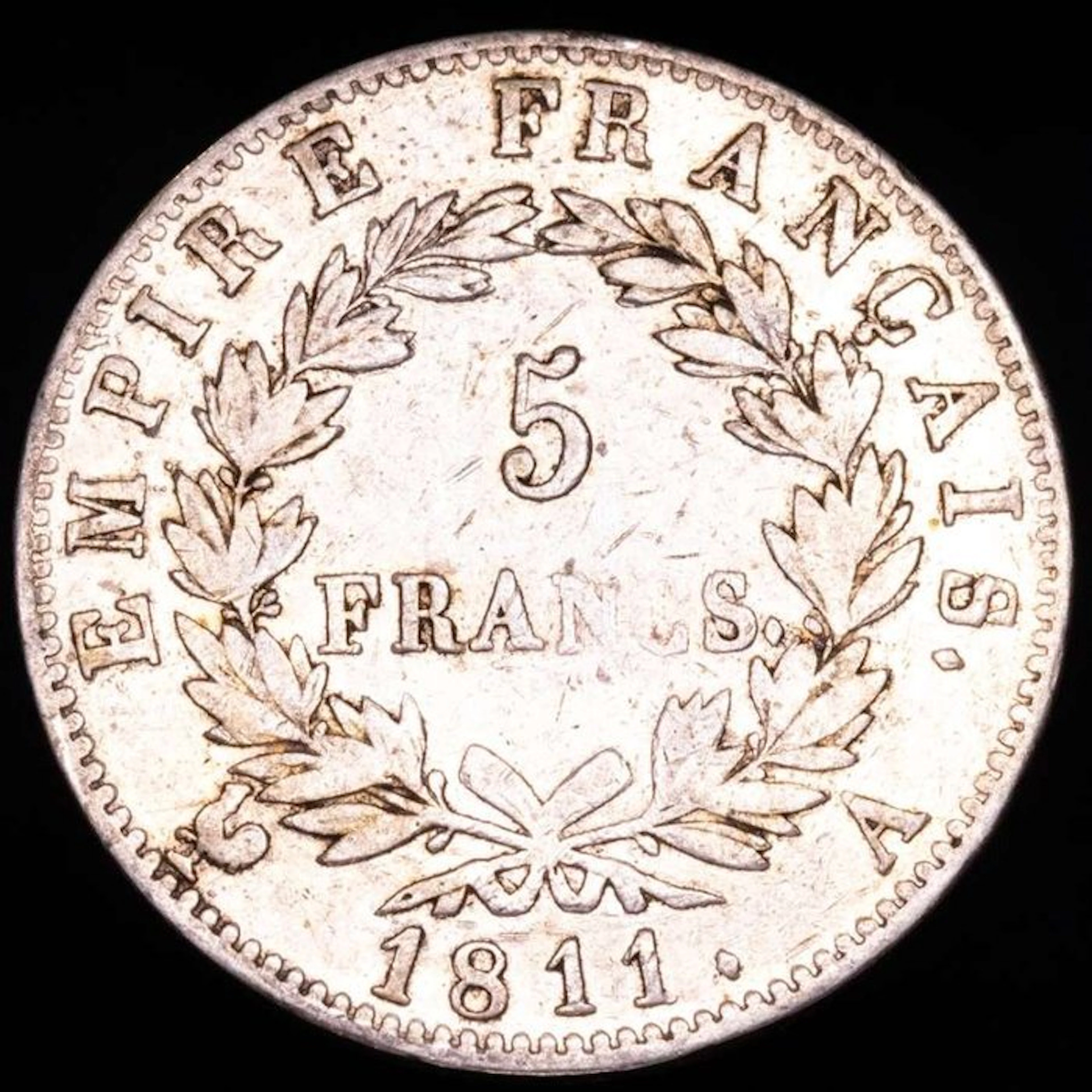 France. Napoléon I (1804-1814). 5 Francs 1811-A, Paris (No reserve price)