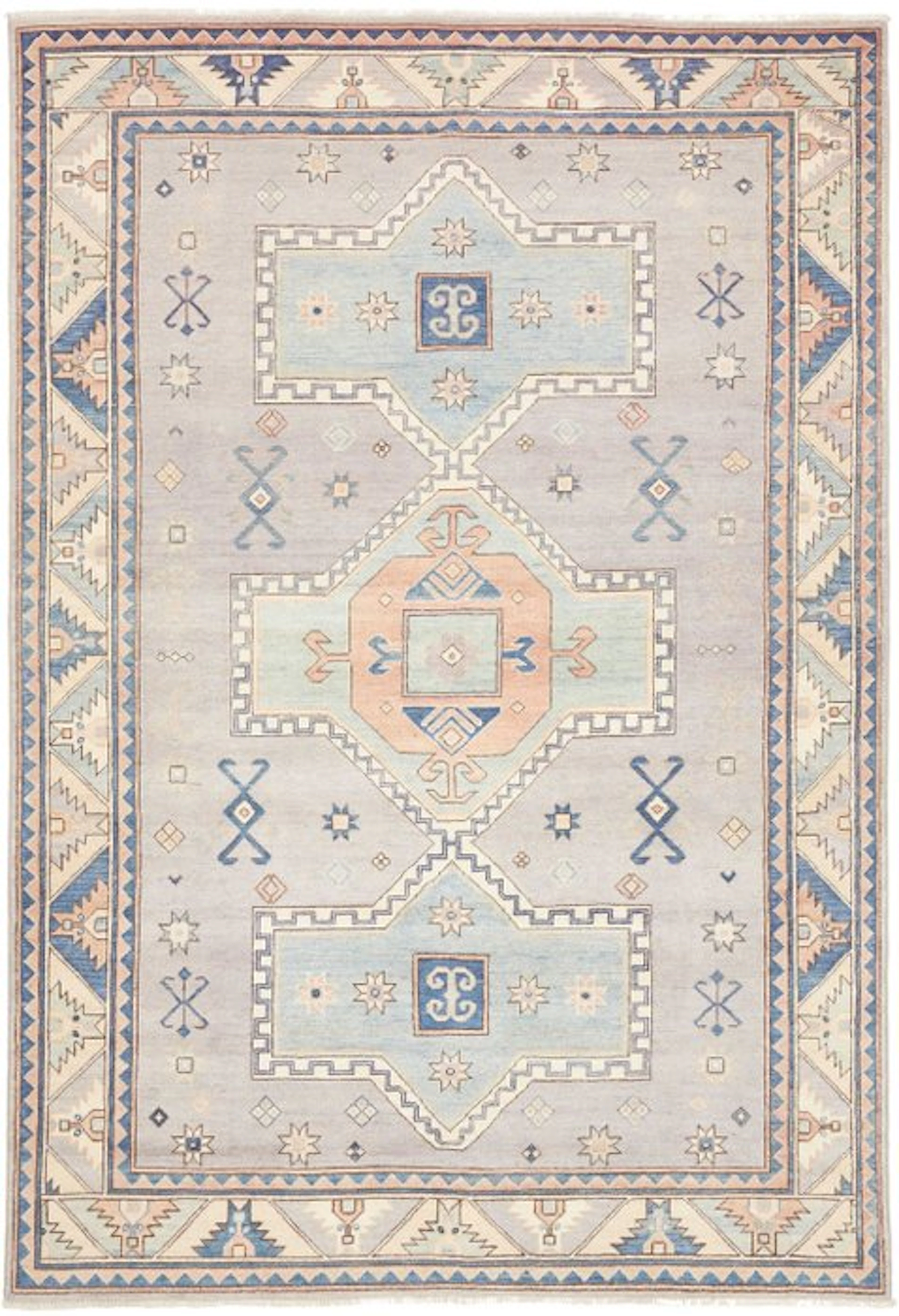 Kazak - Rug - 278 cm - 189 cm - Handmade - unused -New