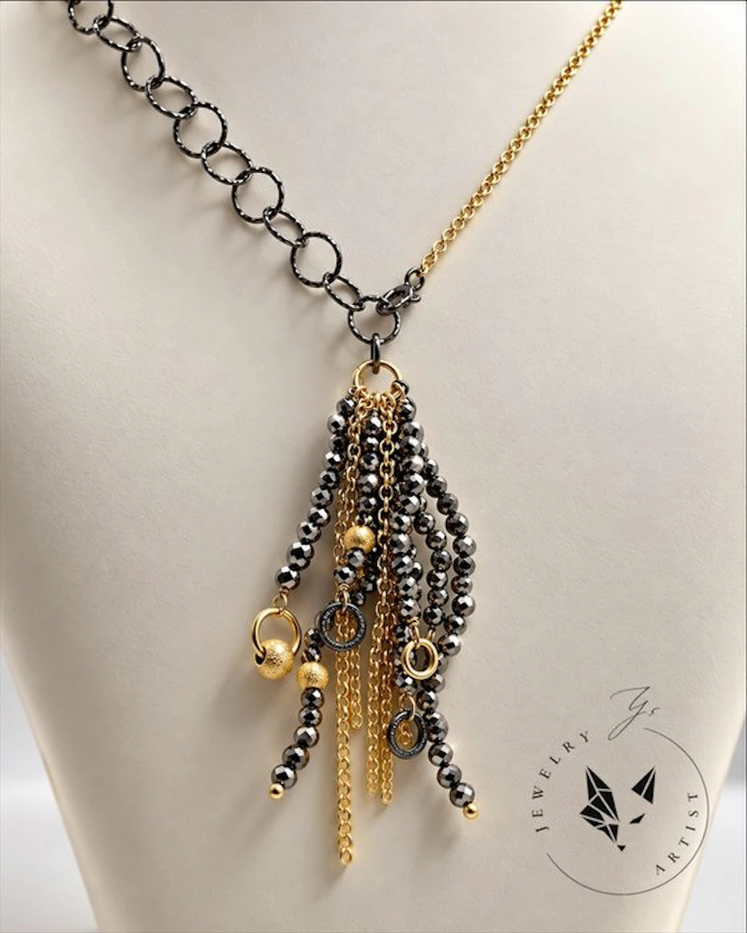 Designer Jewelry - Pyrite - 925 Silver - 21k Gold...