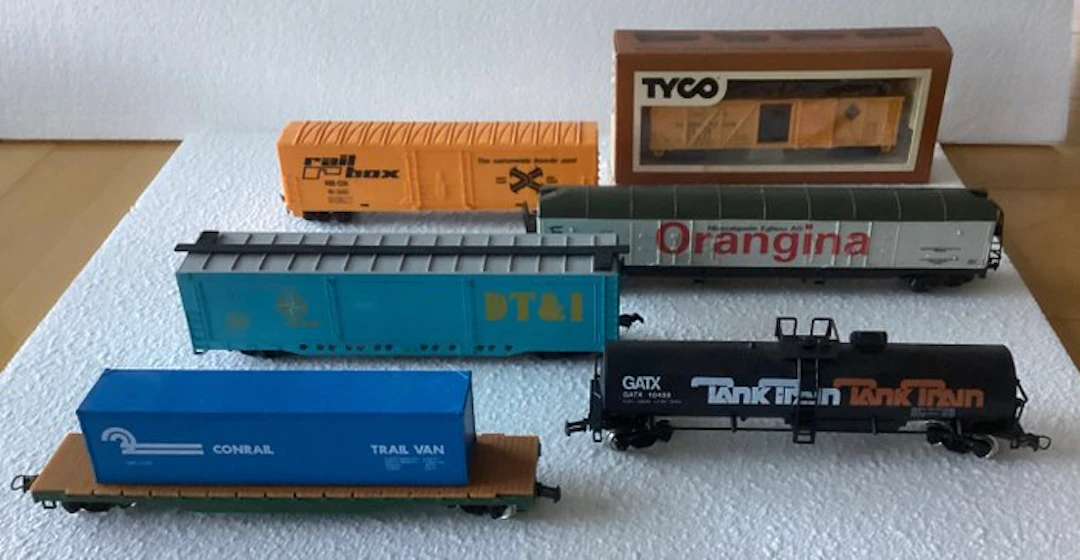 Lima, tyco H0 - Model train freight carriage (6)...