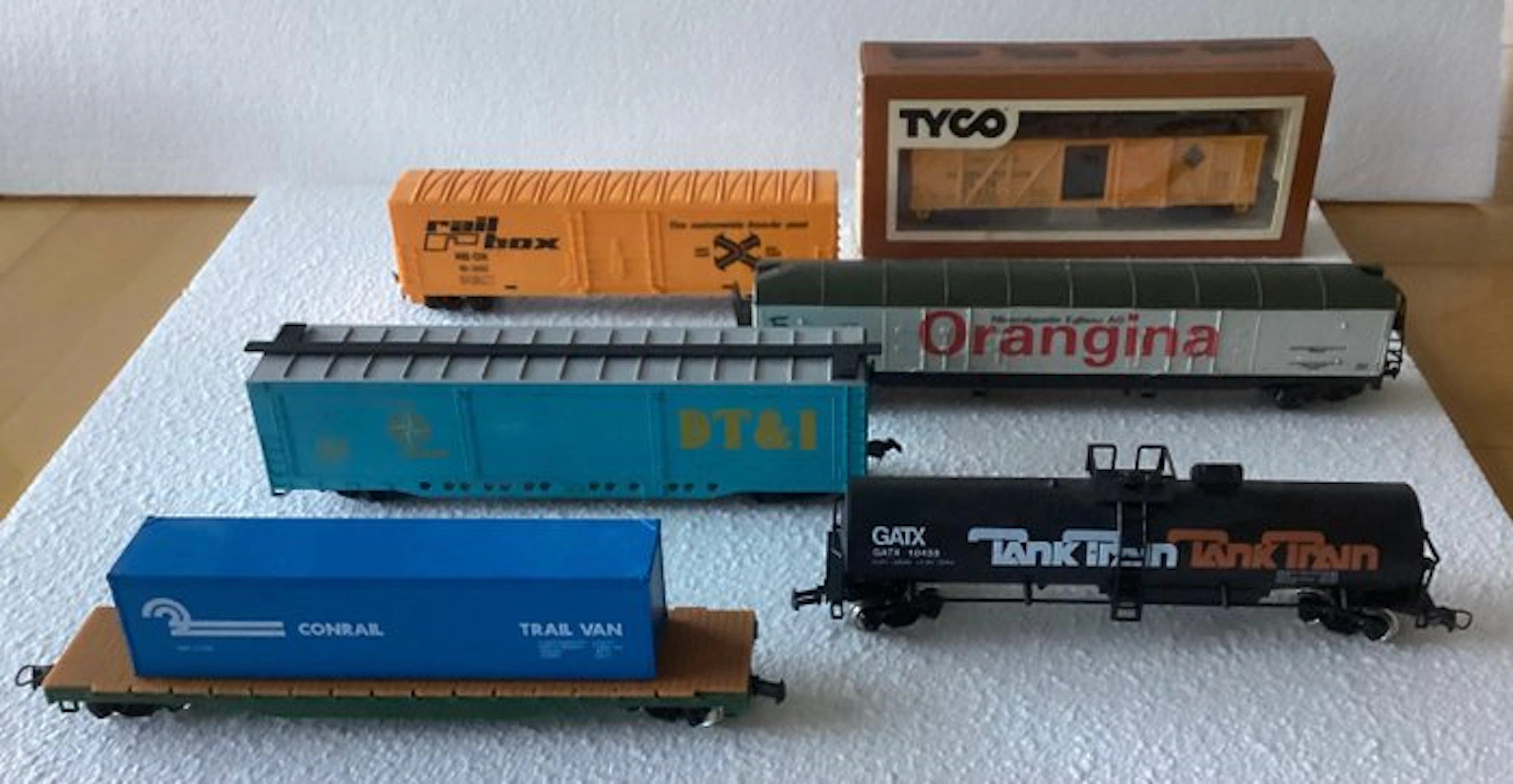 Lima, tyco H0 - Model train freight carriage (6)...