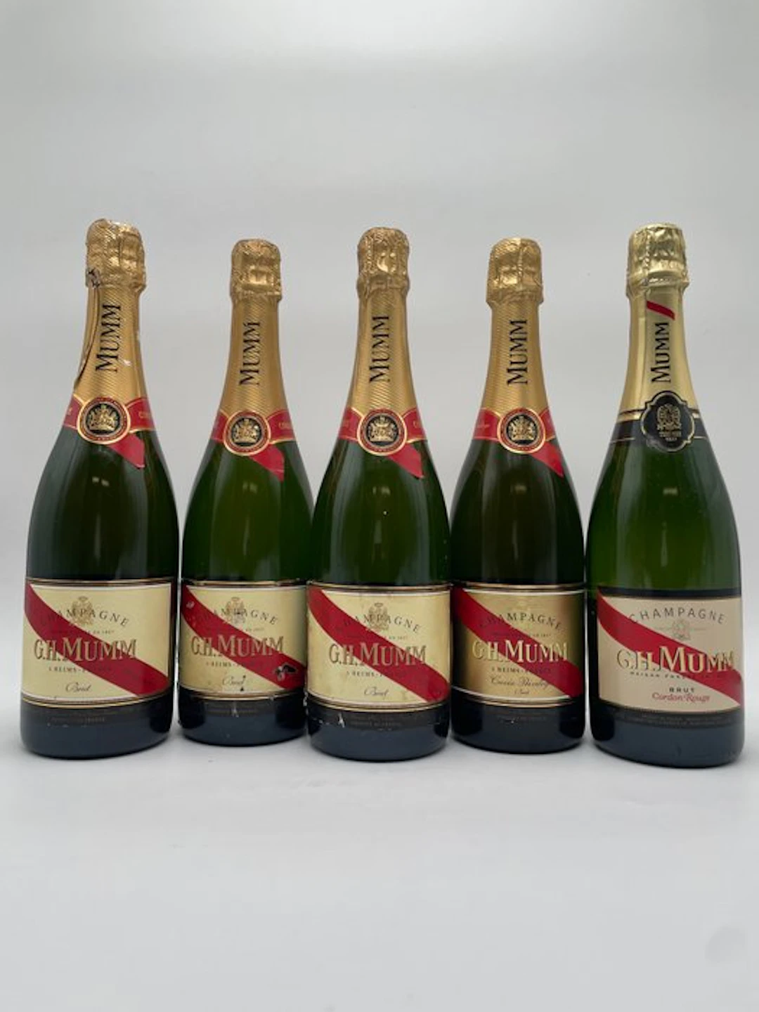 G. H. Mumm, Cordon Rouge - Champagne Brut - 5 Bottles (0.75L)