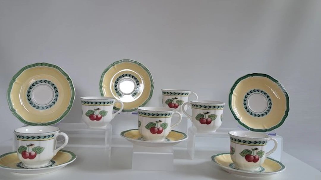 Villeroy & Boch - Coffee and tea service (12) - French...