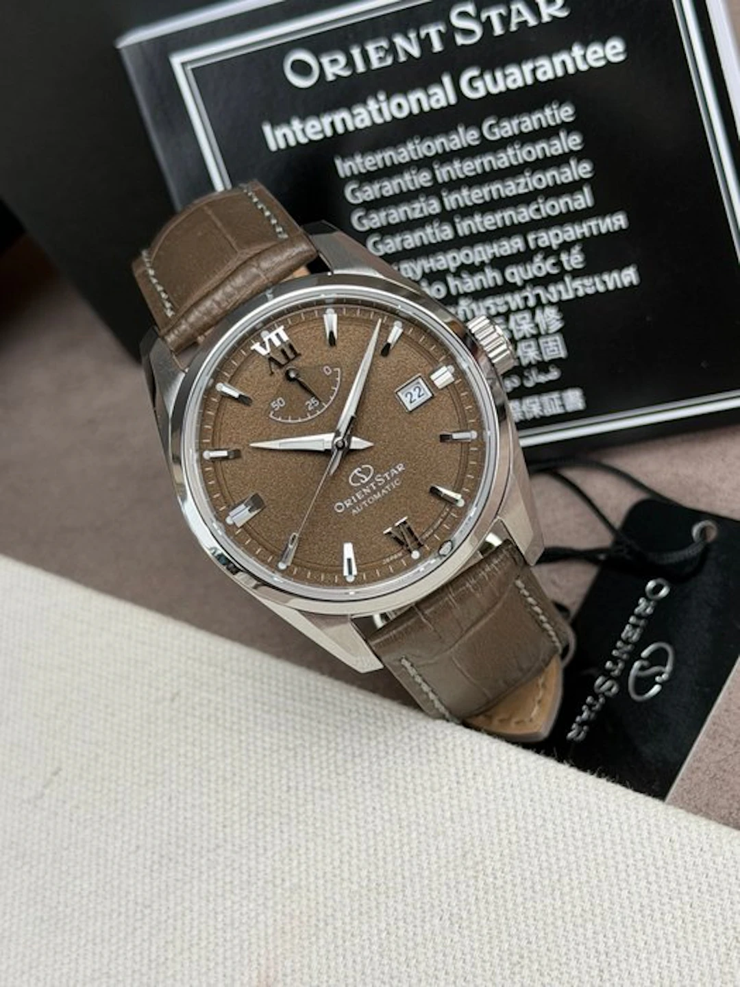 Orient Star - Automatic Date Power-reserve Brown...