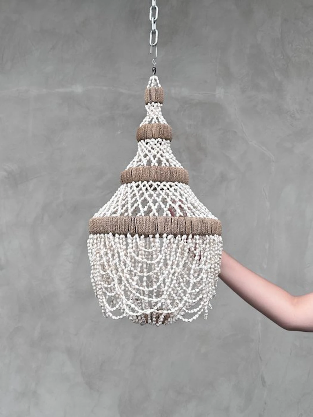 Chandelier - NO RESERVE PRICE - SL15 - Stunning Shell Chandelier - Shell
