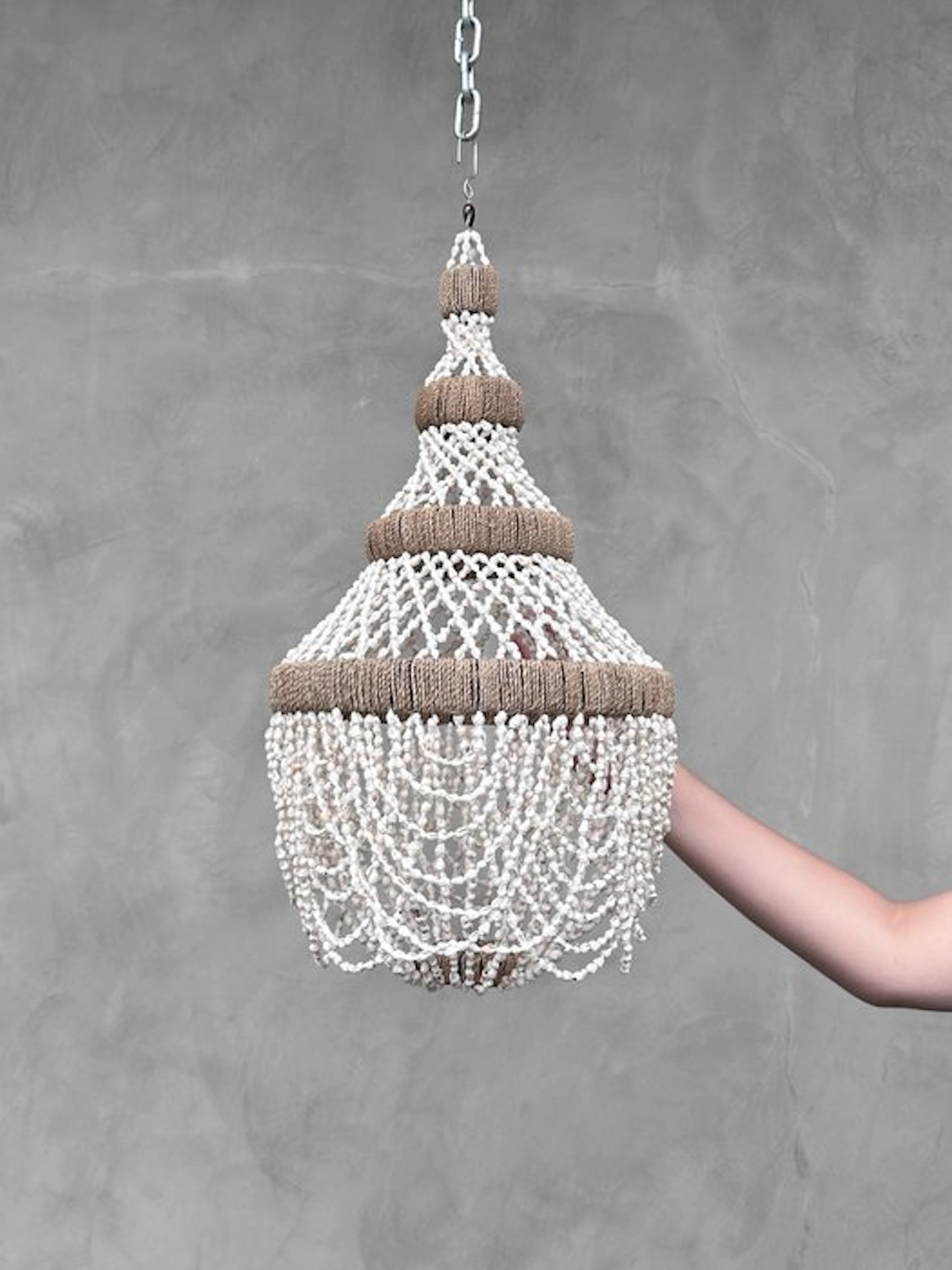 Chandelier - NO RESERVE PRICE - SL15 - Stunning Shell Chandelier - Shell