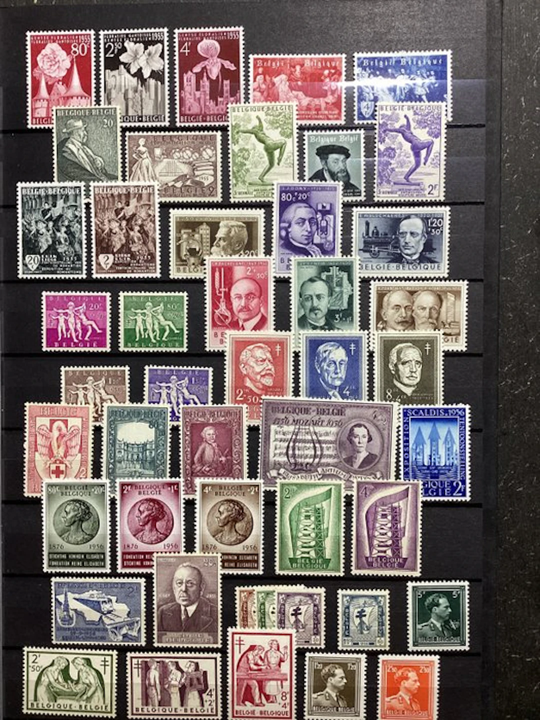 Belgium 1955/1956 - Complete runs for 1955 and 1956