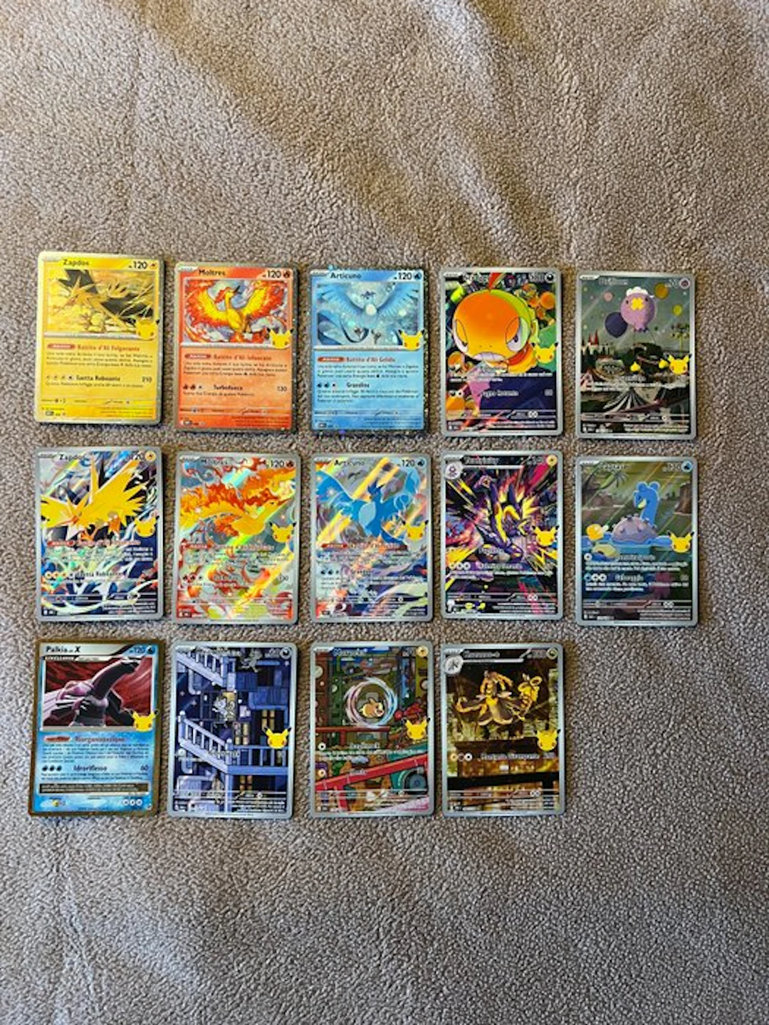 Pokémon - 14 Bulk cards Foil, Promo card, Full art, Alternate art