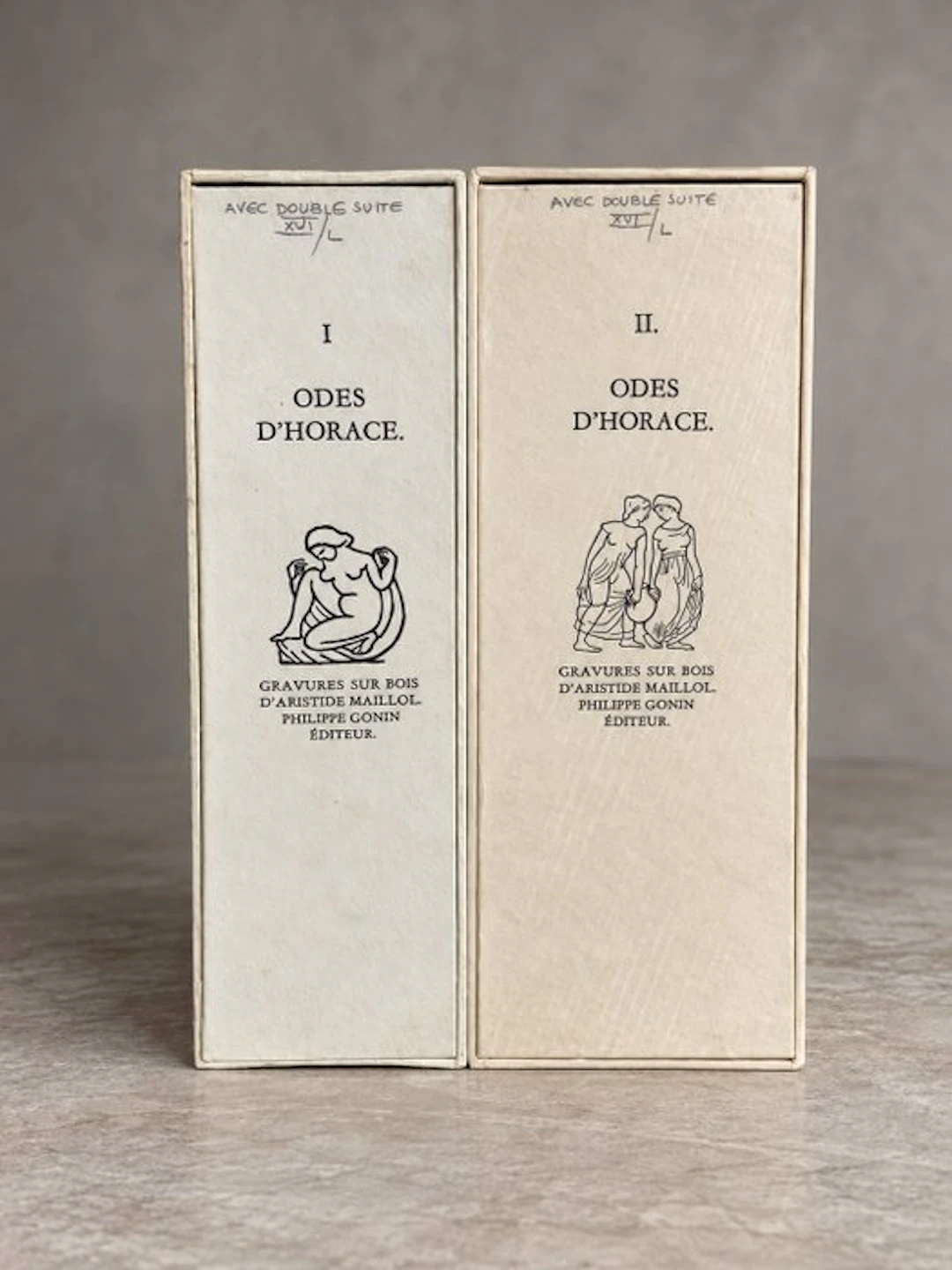 Horace / Aristide Maillol - Odes d'Horace [1/50 de tête...