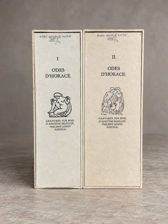 Horace / Aristide Maillol - Odes d'Horace [1/50 de tête...