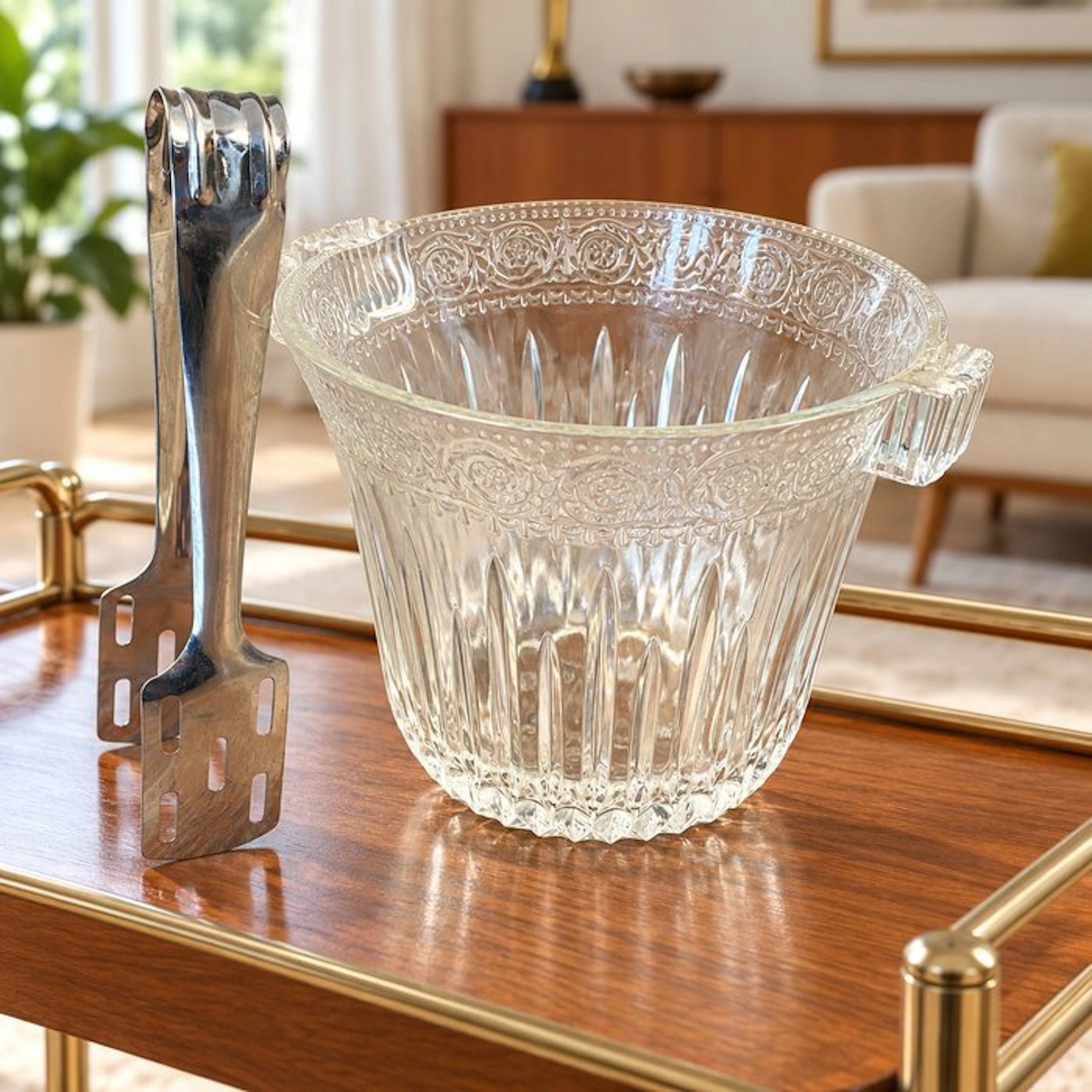 Riccadonna - Ice bucket (2) - Glass, Steel