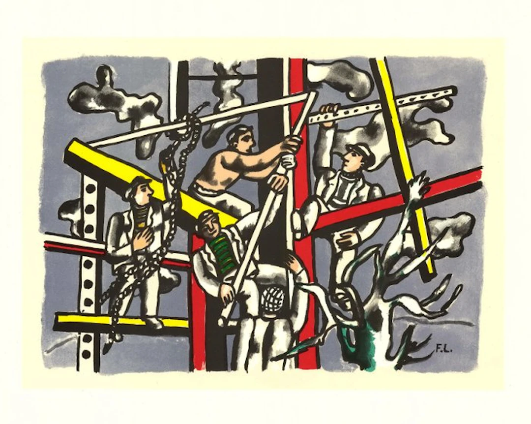 Fernand Léger (1881-1955), d'après - Les constructeurs