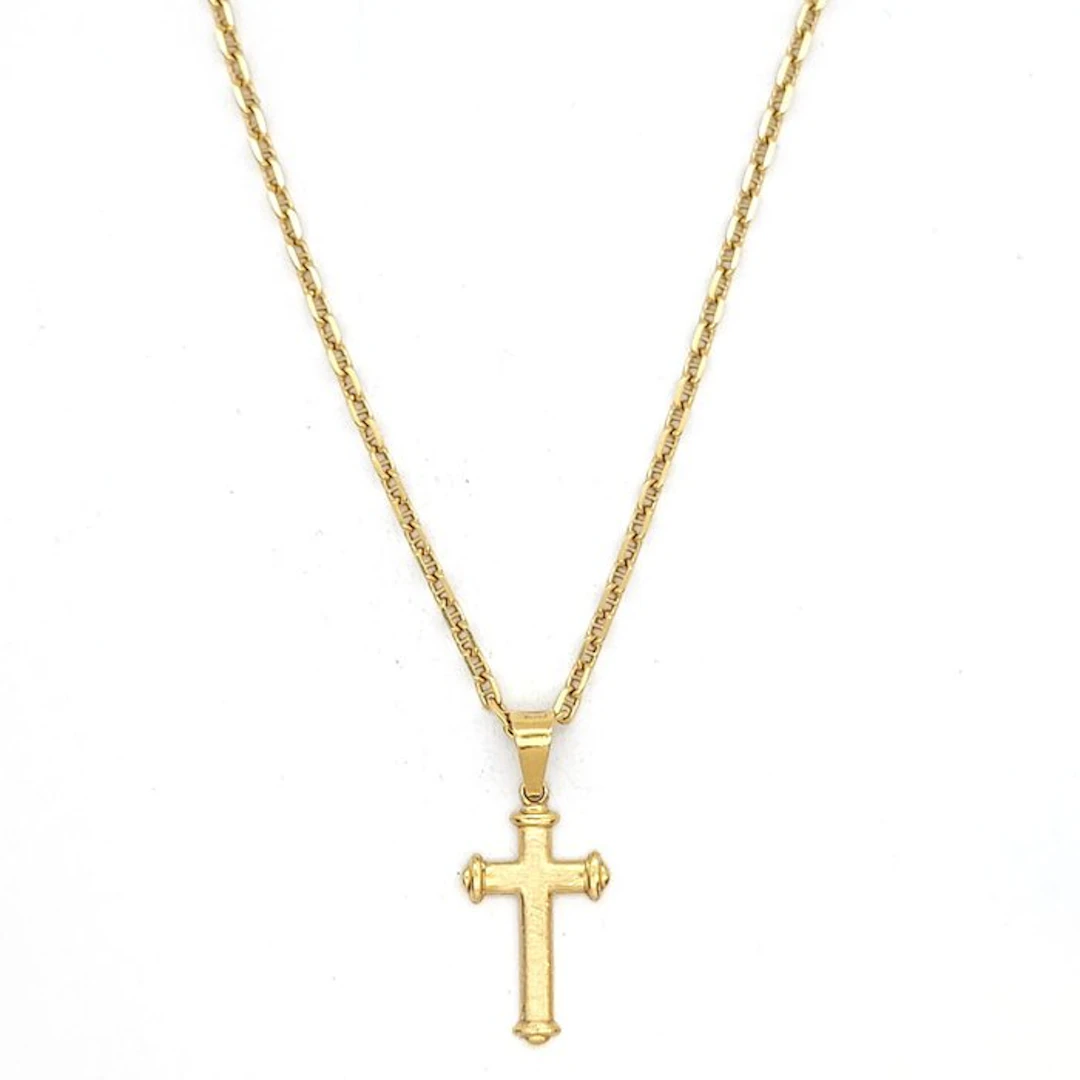 Necklace with pendant - 18 kt. Yellow gold
