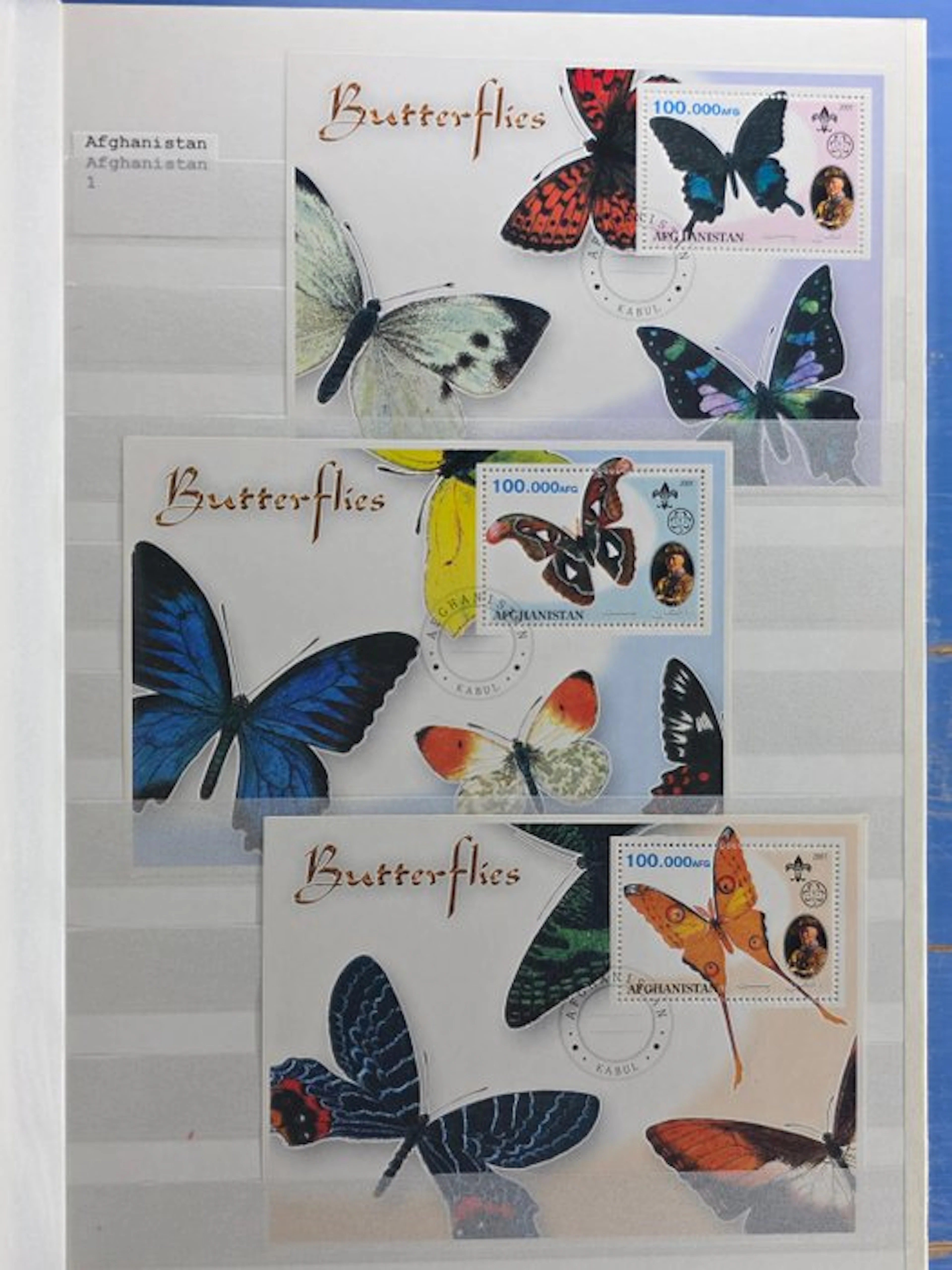 Thematic - Collection of butterflies