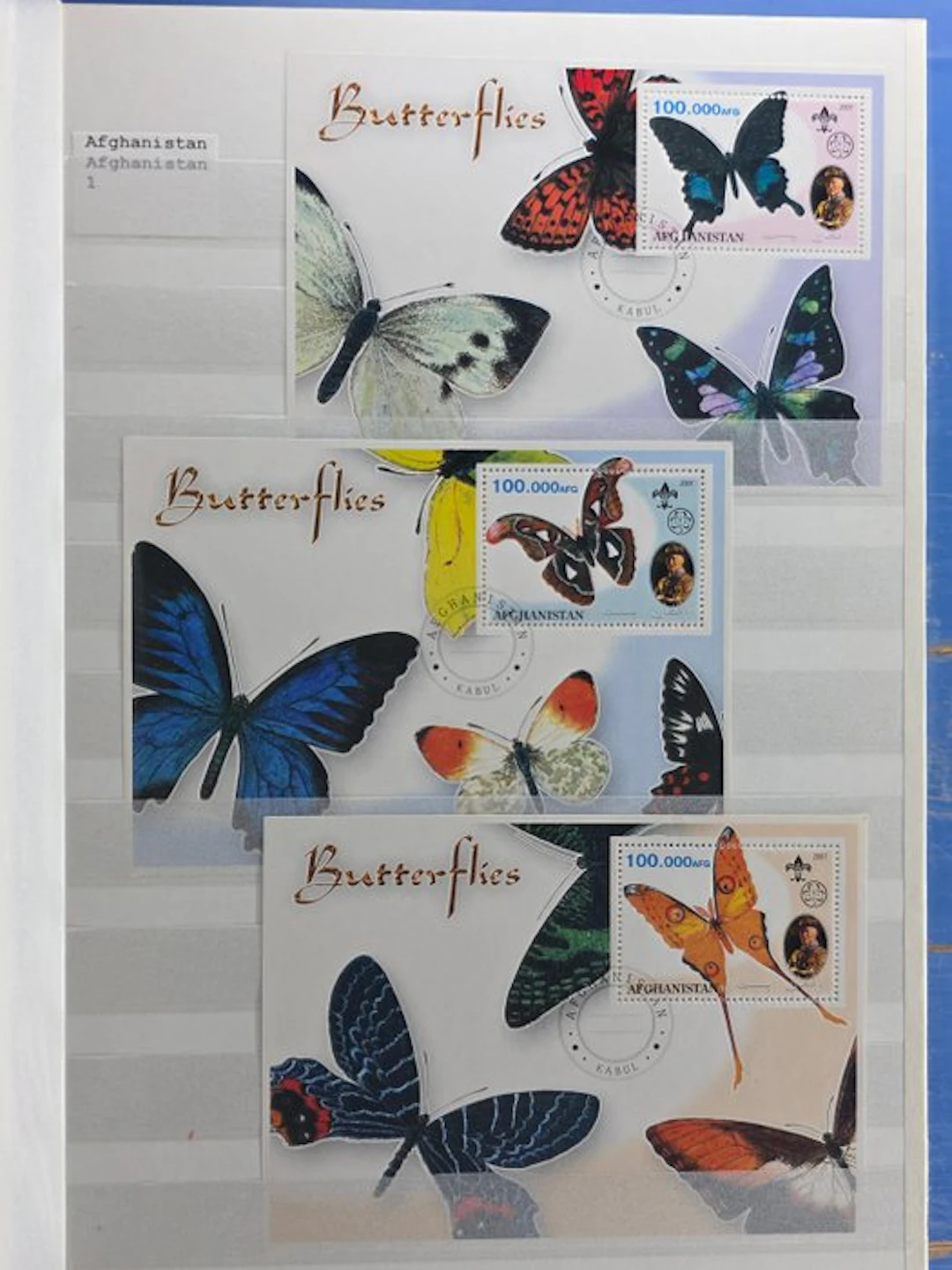 Thematic - Collection of butterflies