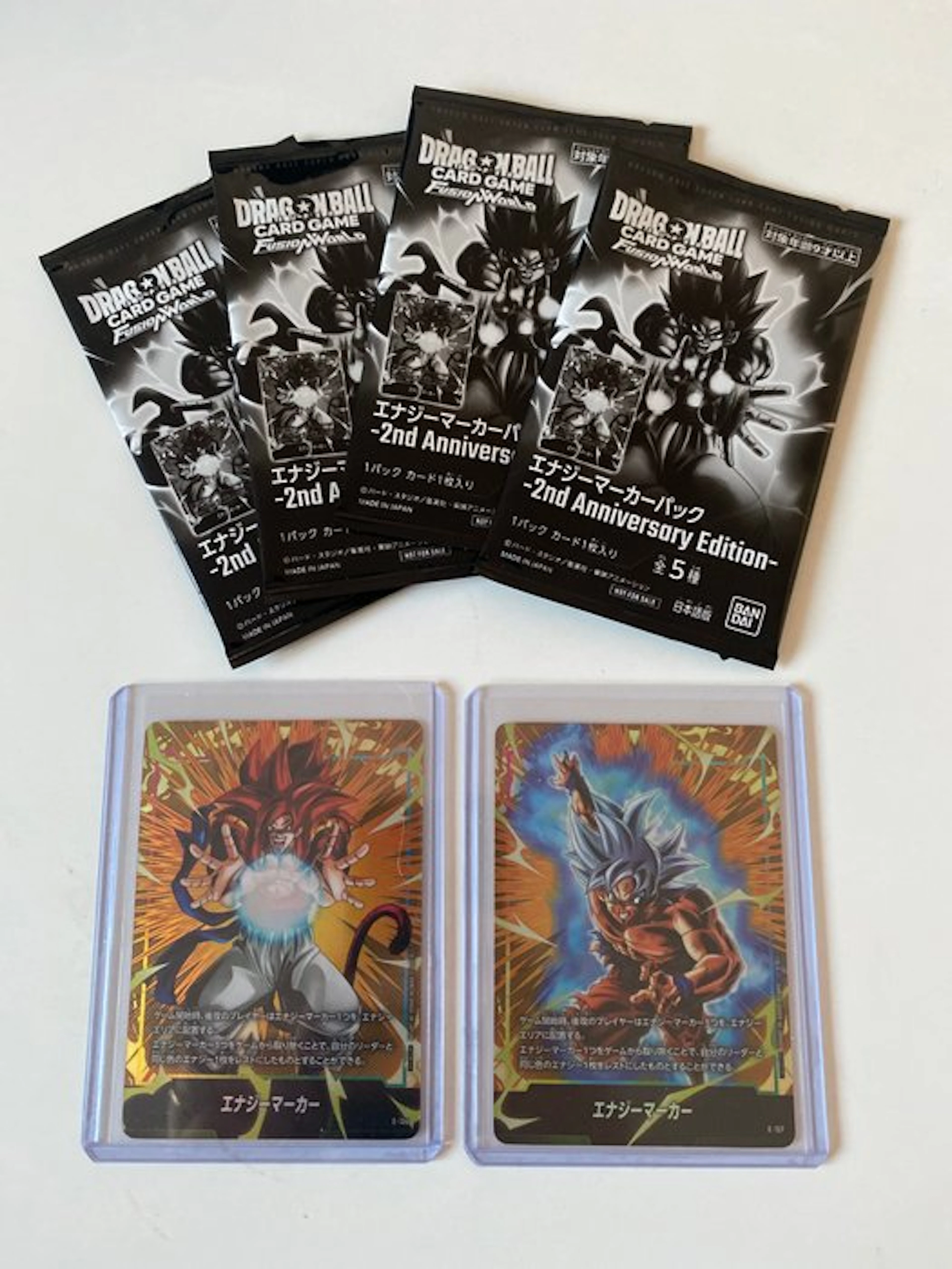 Bandai - 6 Booster pack - Dragon Ball - Energy marker
