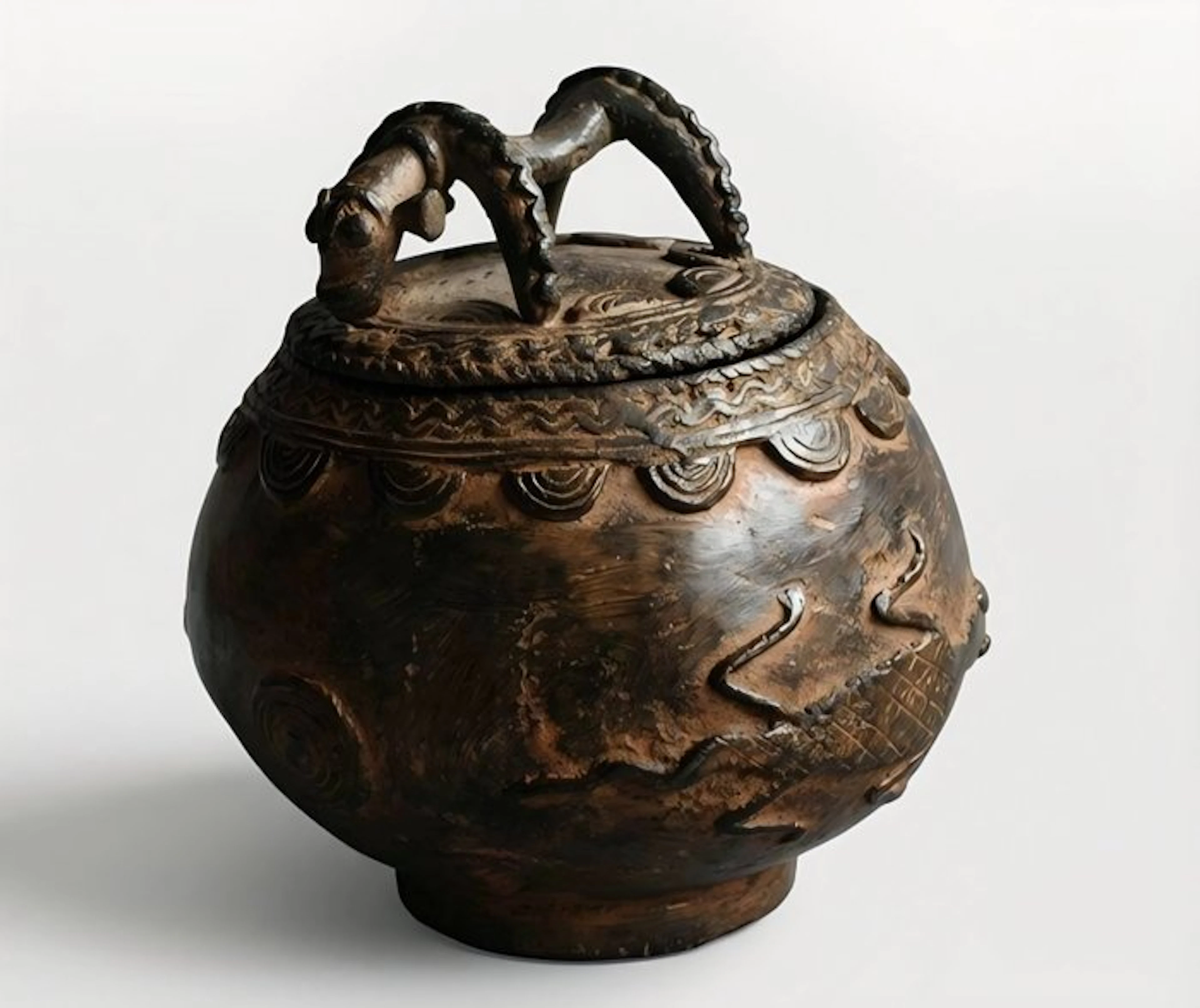 Rare jewelry box - Warrior - Mali (No reserve price)