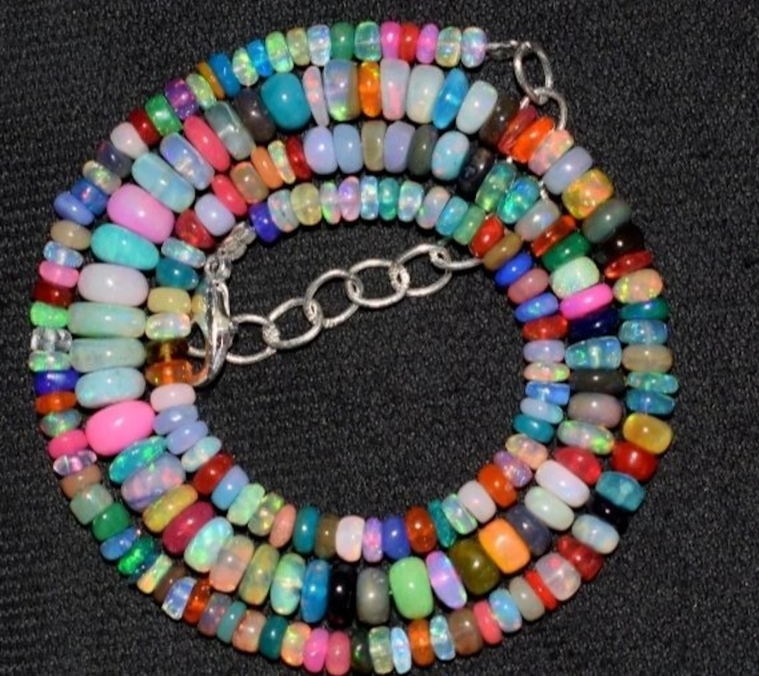 Opal Multicolor Natural Mineral- 9 g - (1)