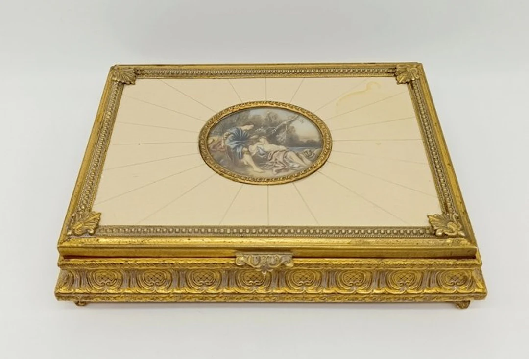 Jewellery box - Gilt bronze