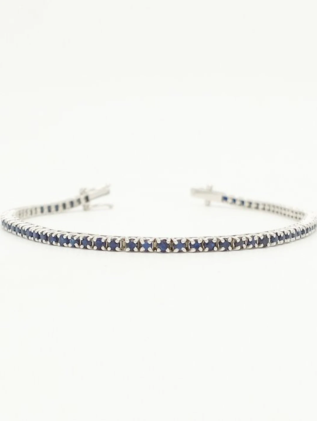 Bracelet - 18 kt. White gold Sapphire