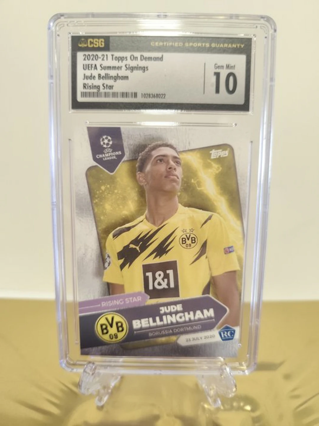 2020/21 Topps Jude Bellingham Rookie card