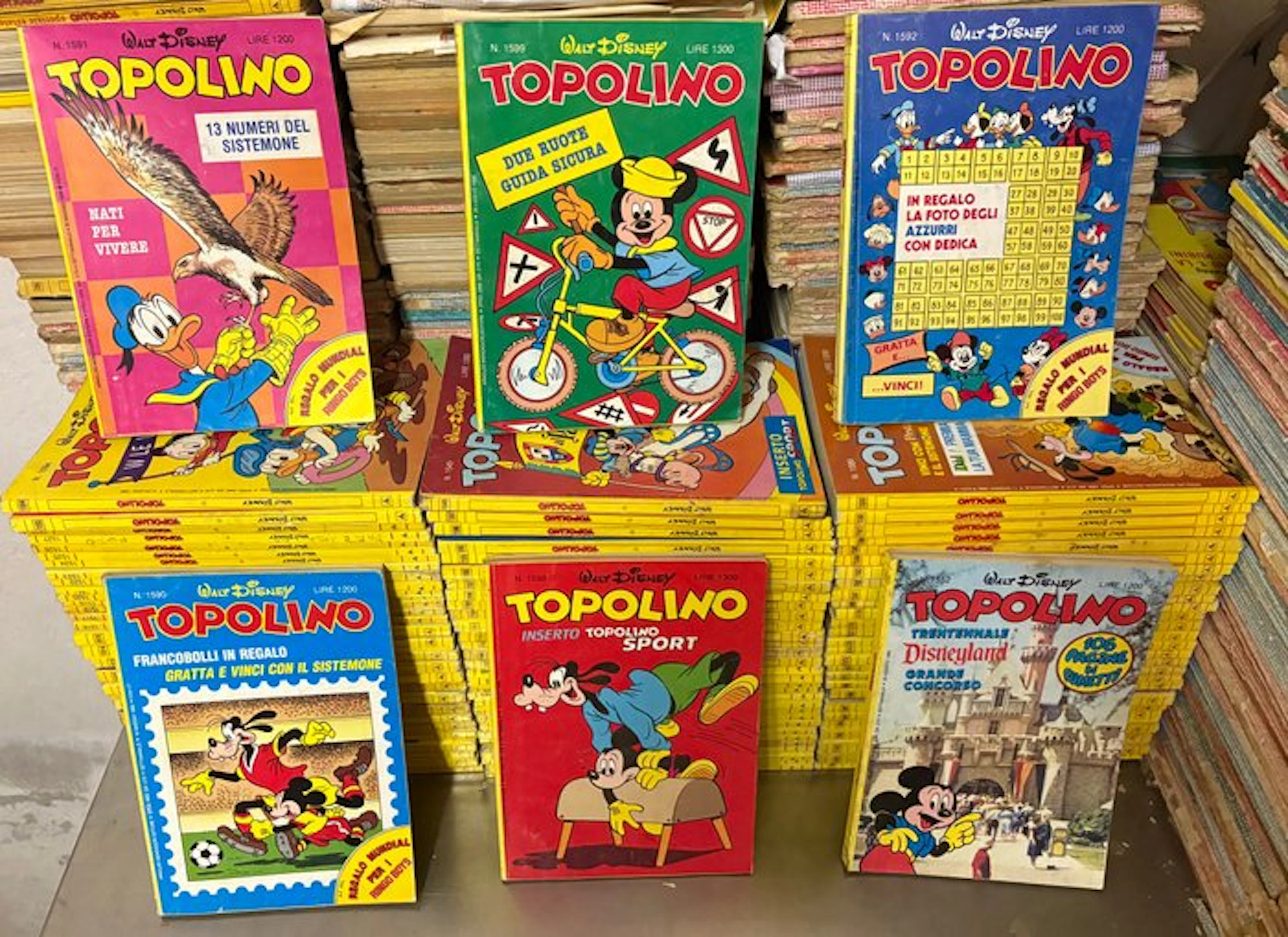 Topolino 1501/1599 - Lotto di 94 libretti - 94 Comic - First edition