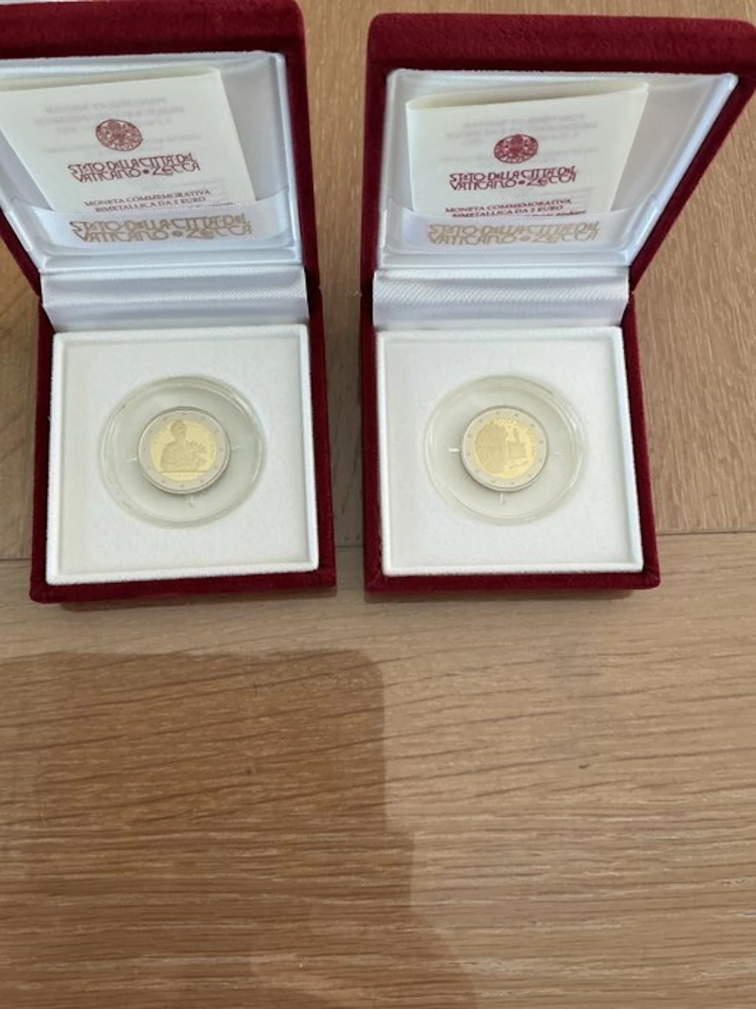 Vatican. 2 Euro 2021 "Caravaggio" + "Dante Alighieri" (2...