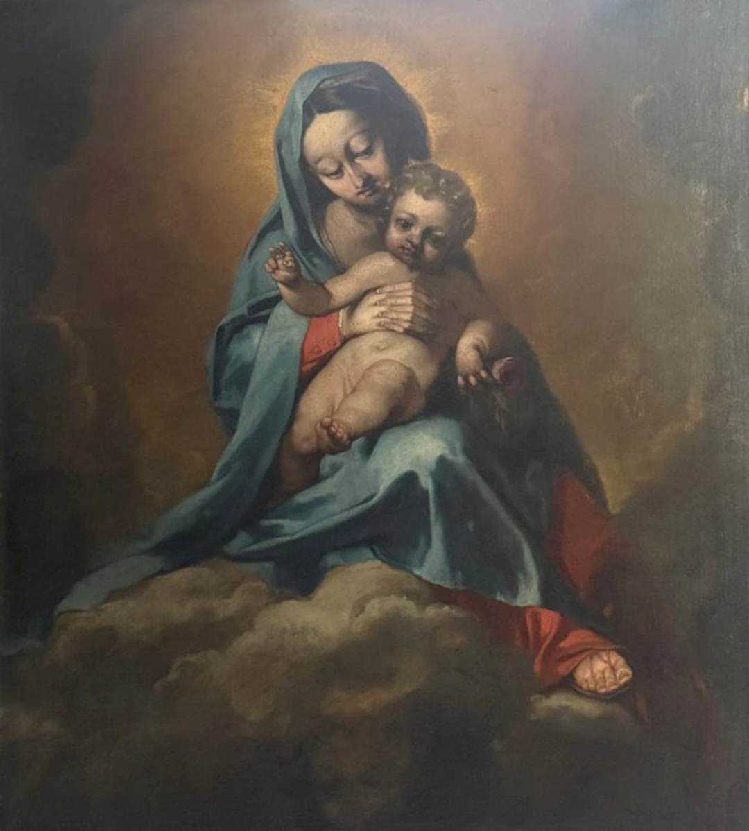 Alessandro Vitali (1580-1630) - Madonna con bambino